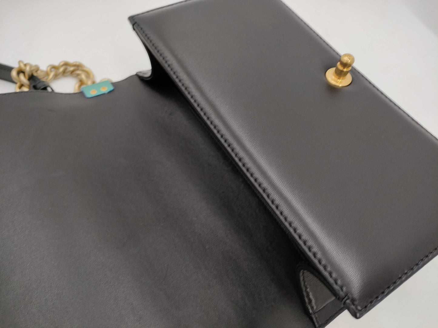 CHANEL Boy Chanel 25 Grained Calfskin Shoulder Bag with Gold Hardware and Black Chain, Card and Seal, No. 23, A67086