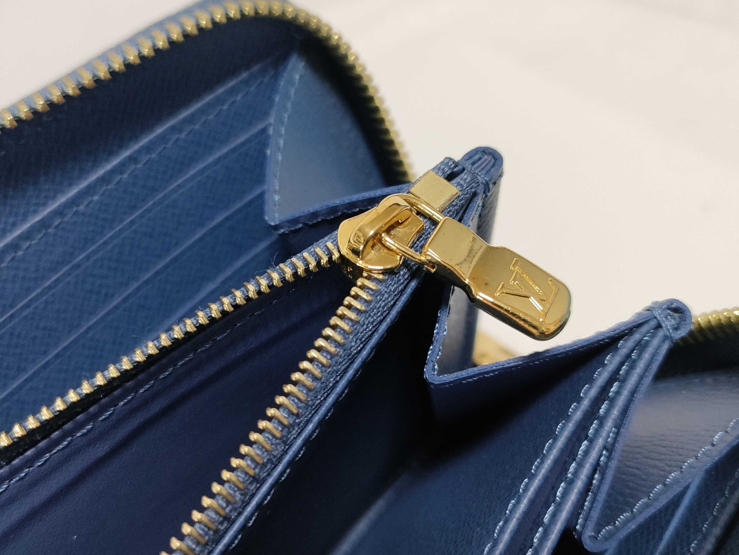 LOUIS VUITTON RFID Verified, Serial Number Unverifiable, Monogram Denim Bag, Zippy Wallet, LV Remix Denim Wallet