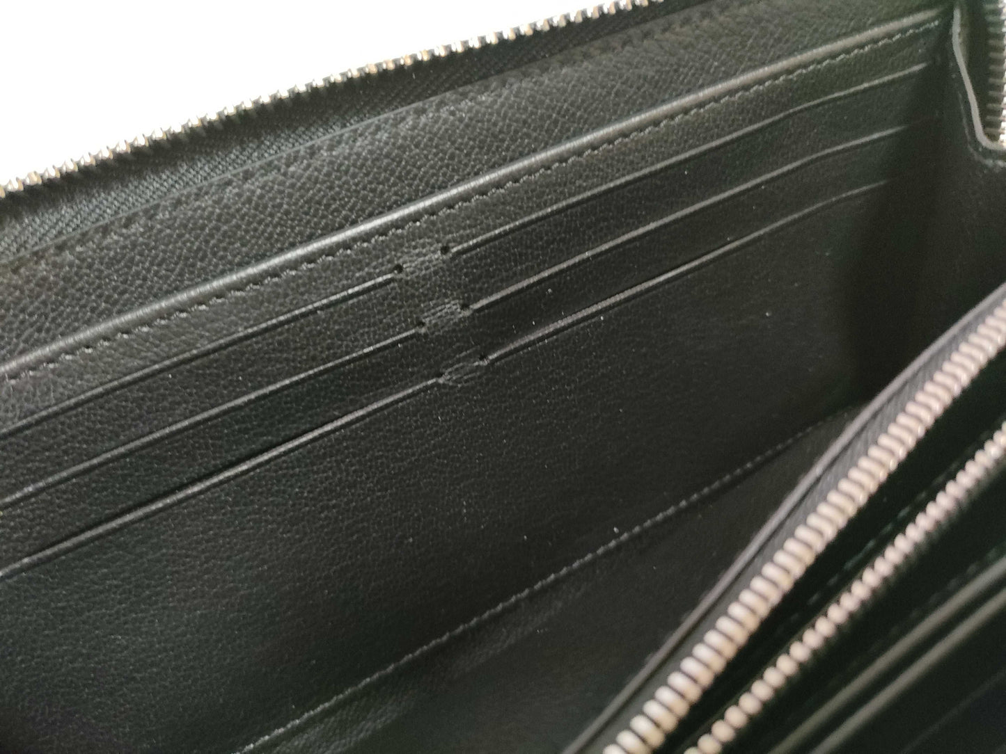 LOUIS VUITTON RFID Verified, Serial Unverifiable, Python Snake Leather Long Wallet, Black