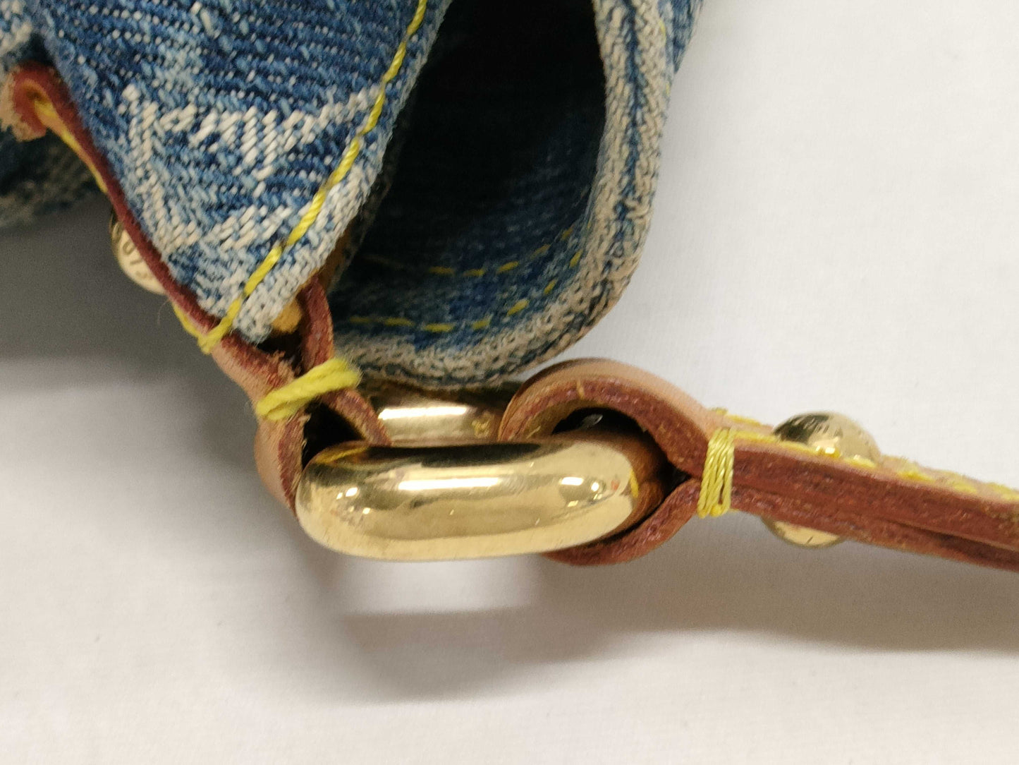 LOUIS VUITTON Monogram Denim Mini Pretty Shoulder Bag M95050