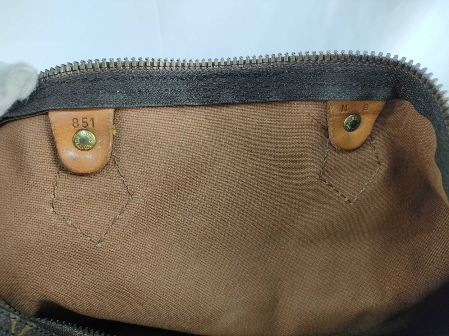 LOUIS VUITTON 851MB Monogram LV Bag Handbag