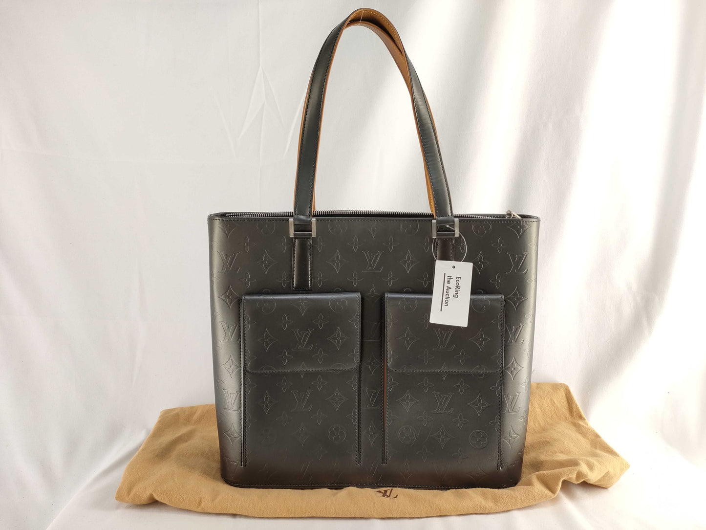 LOUIS VUITTON Monogram Matte LV Business Bag Handbag