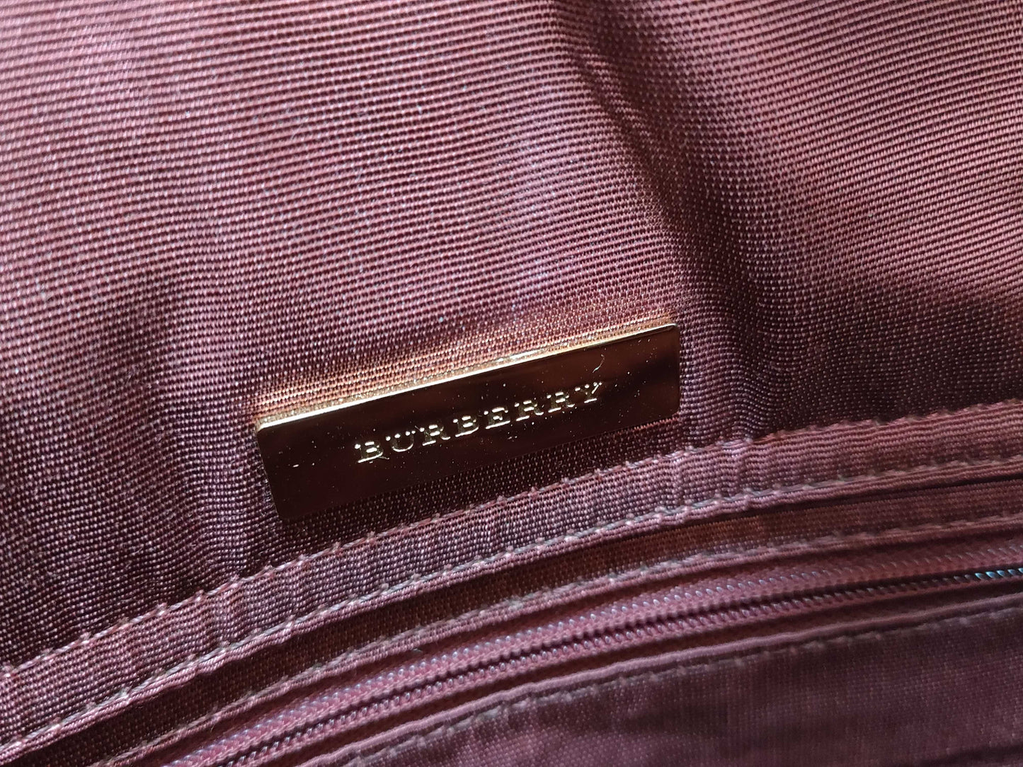 BURBERRY Nova Check Leather Shoulder Bag