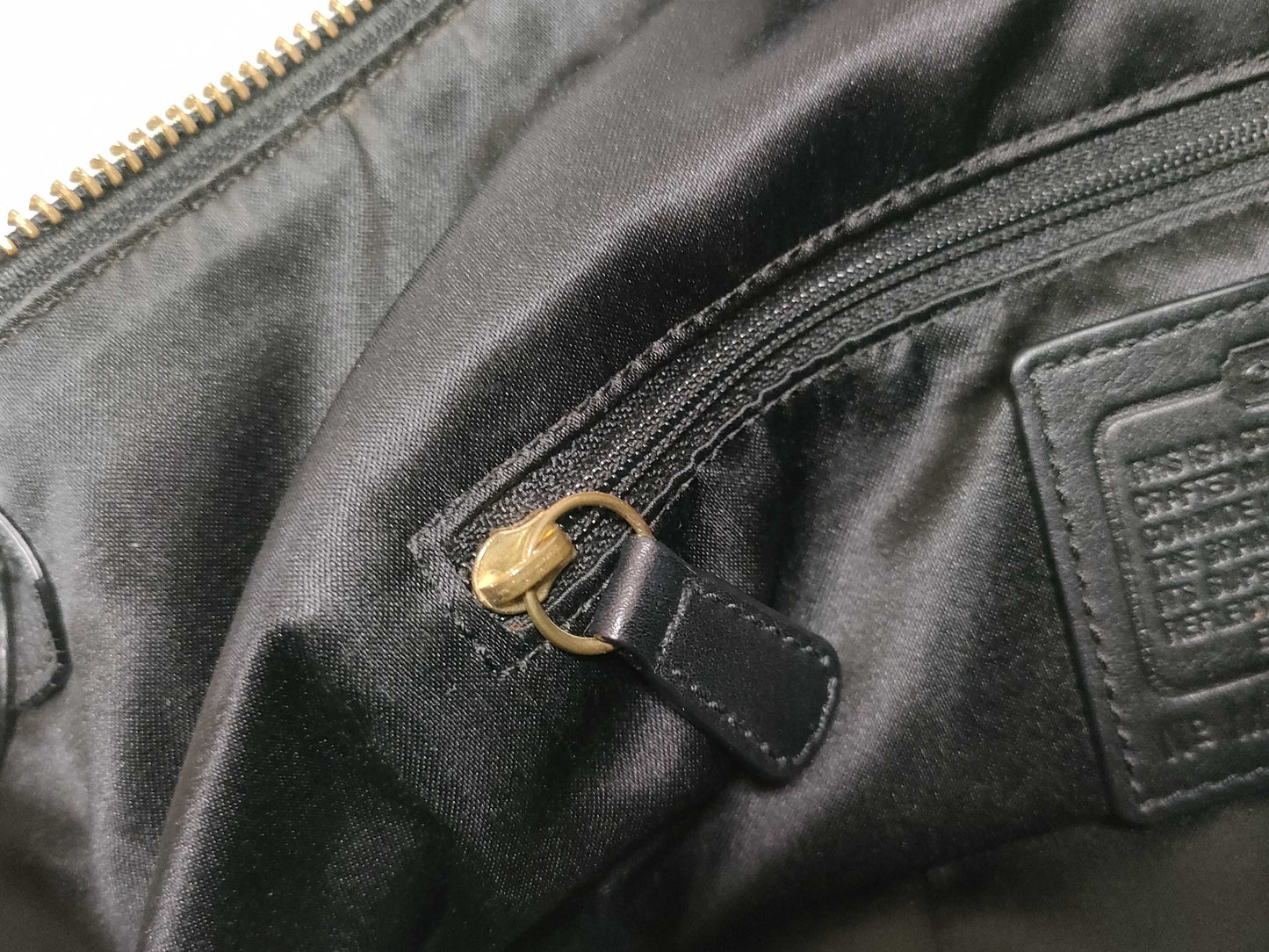 COACH Leather Black One-Shoulder Soho Shoulder Bag