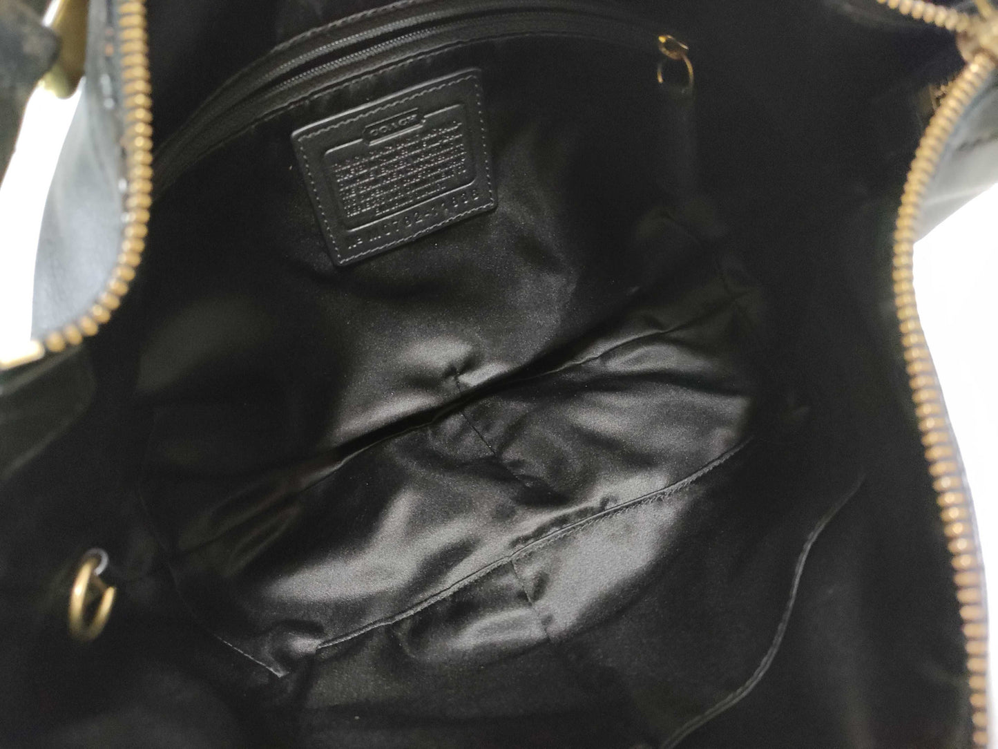 COACH Leather Black One-Shoulder Soho Shoulder Bag