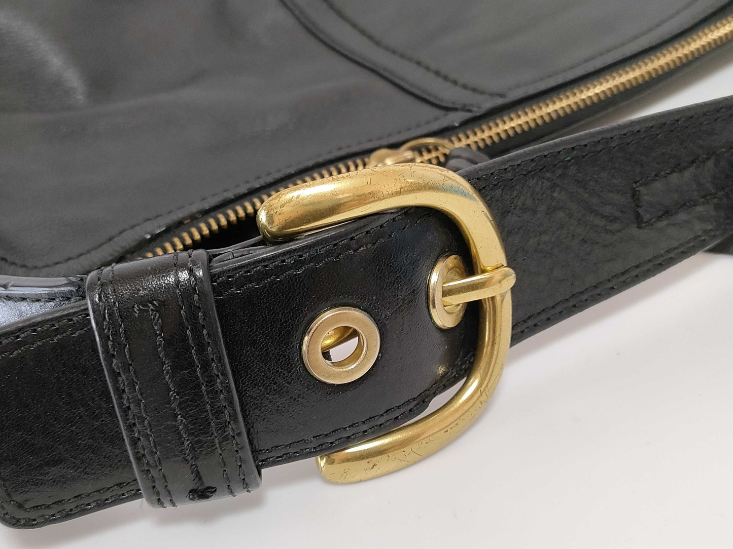 COACH Leather Black One-Shoulder Soho Shoulder Bag
