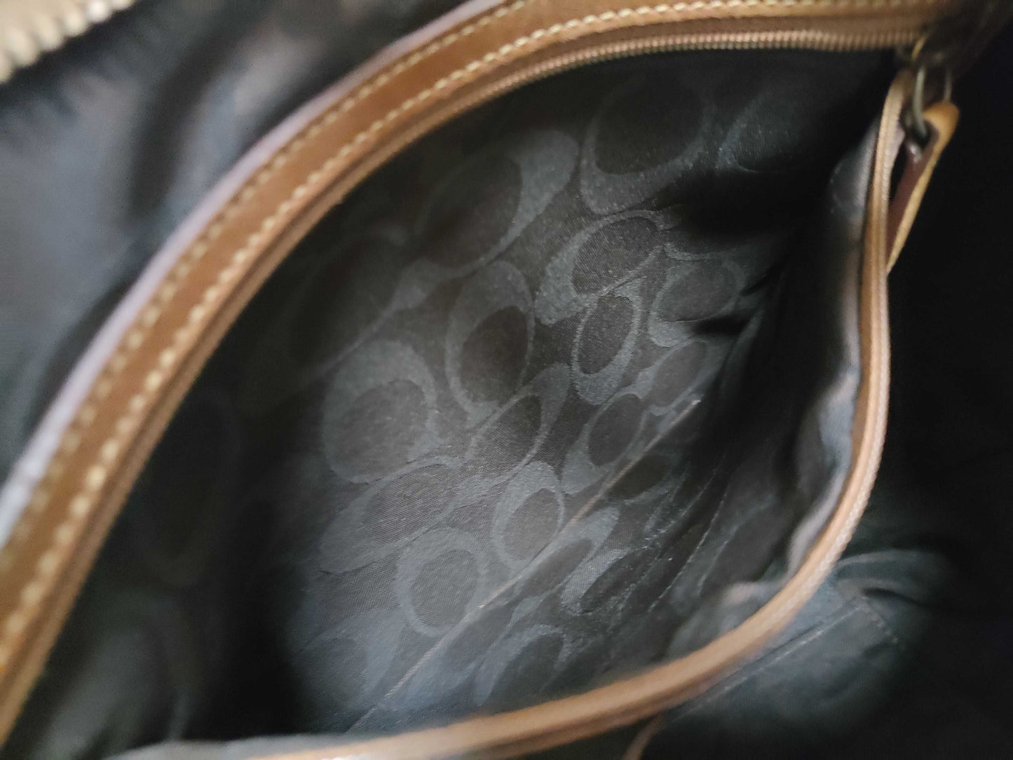 COACH COACH Leather One-Shoulder Shoulder Bag