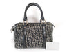 Dior Trotter Mini Boston Handbag with D-shaped hardware, Navy