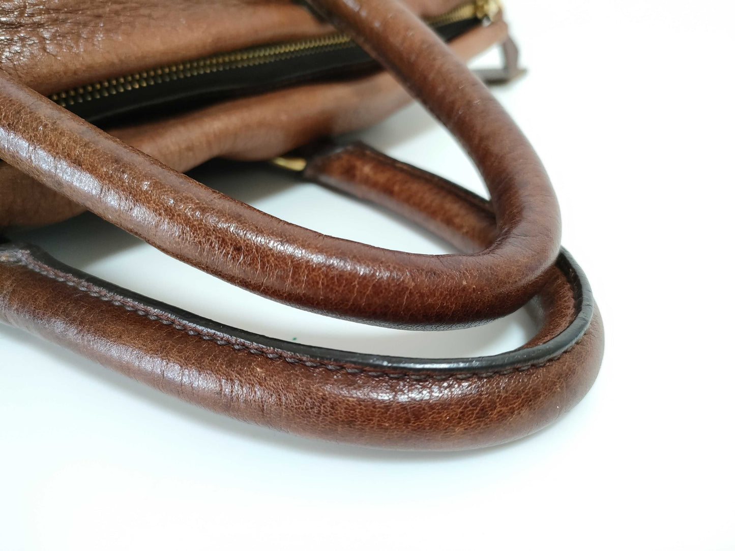 PRADA Prada Leather Handbag 2-Way Shoulder Strap Handbag