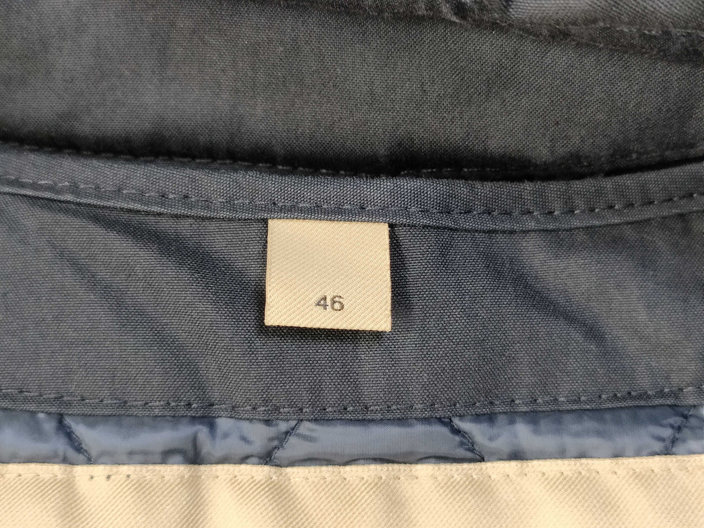 BURBERRY Hooded Coat with Checked Liner, Navy Jacket