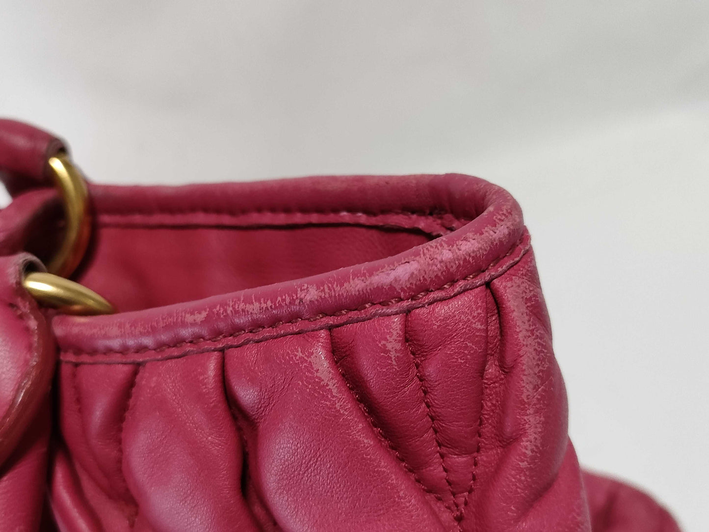 Miu Miu Matelasse Tote Bag Pink Tote Bag