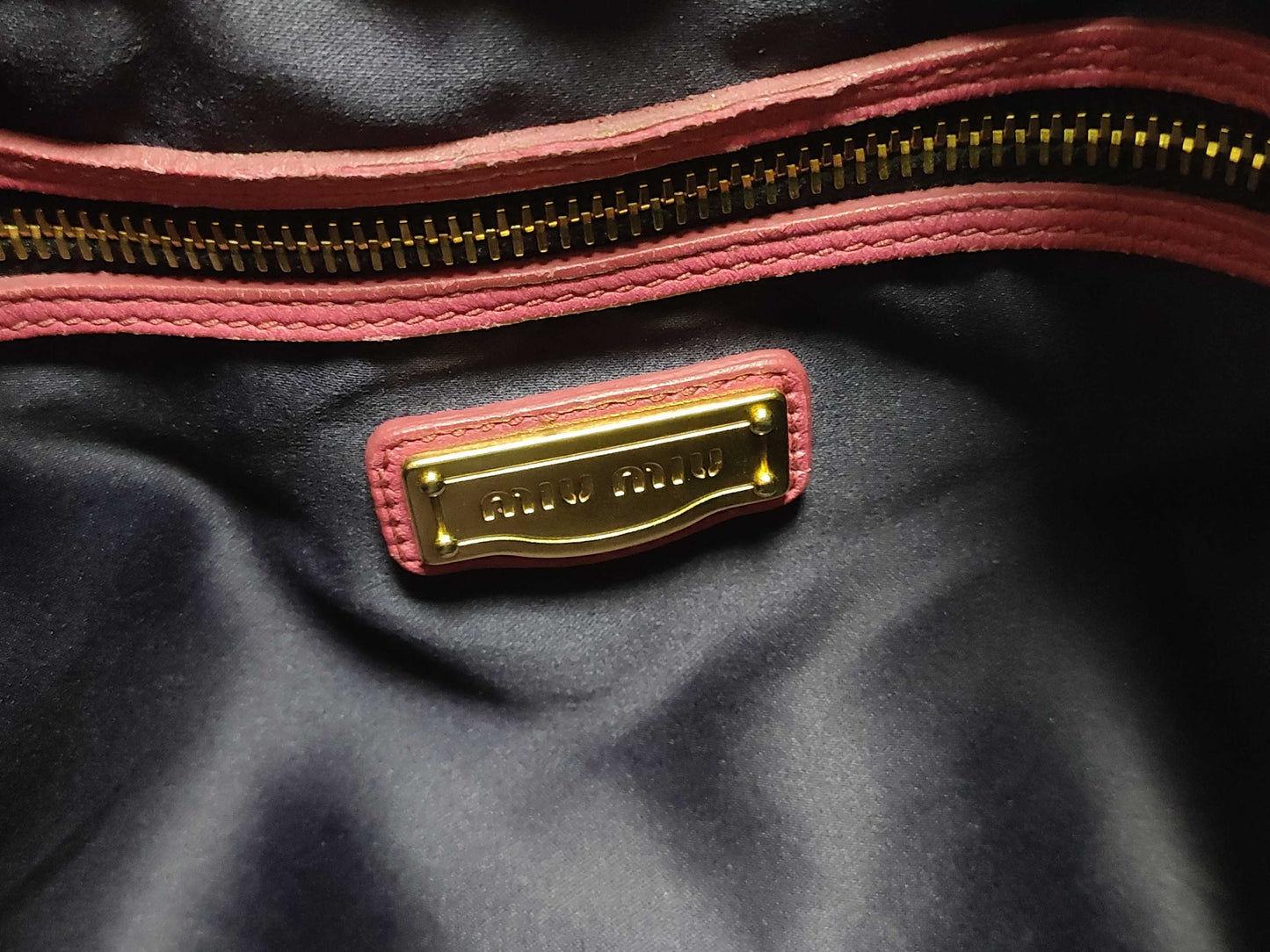 Miu Miu Matelasse Tote Bag Pink Tote Bag