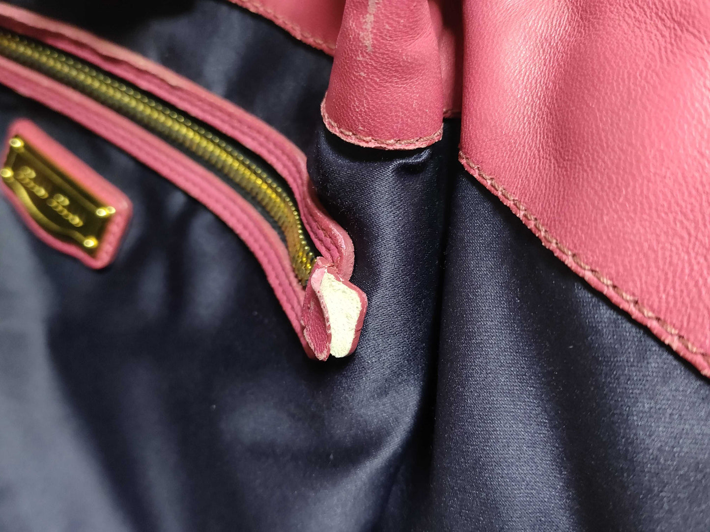 Miu Miu Matelasse Tote Bag Pink Tote Bag