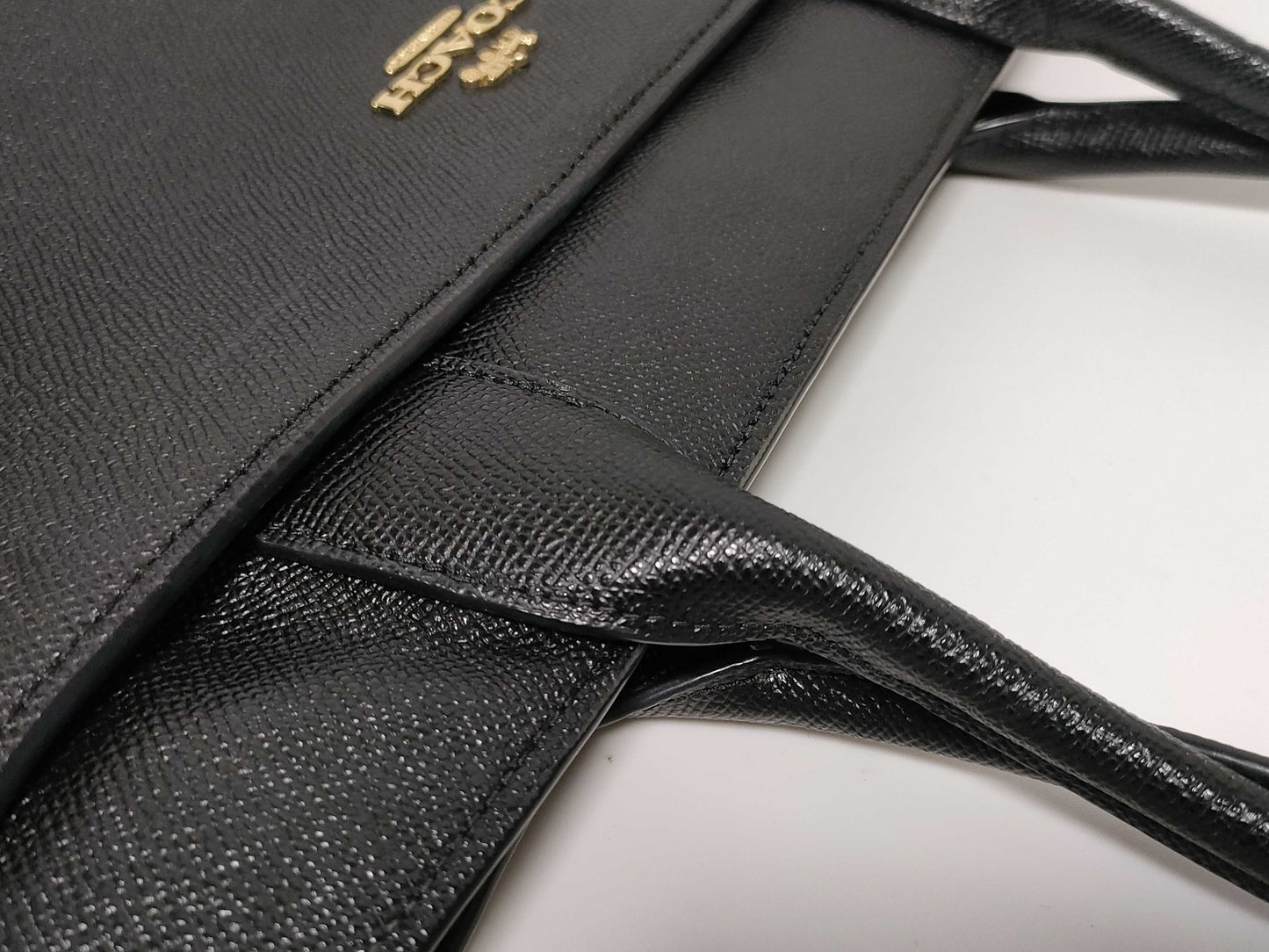 COACH Casey 2-way Tote Bag Black Tote Bag