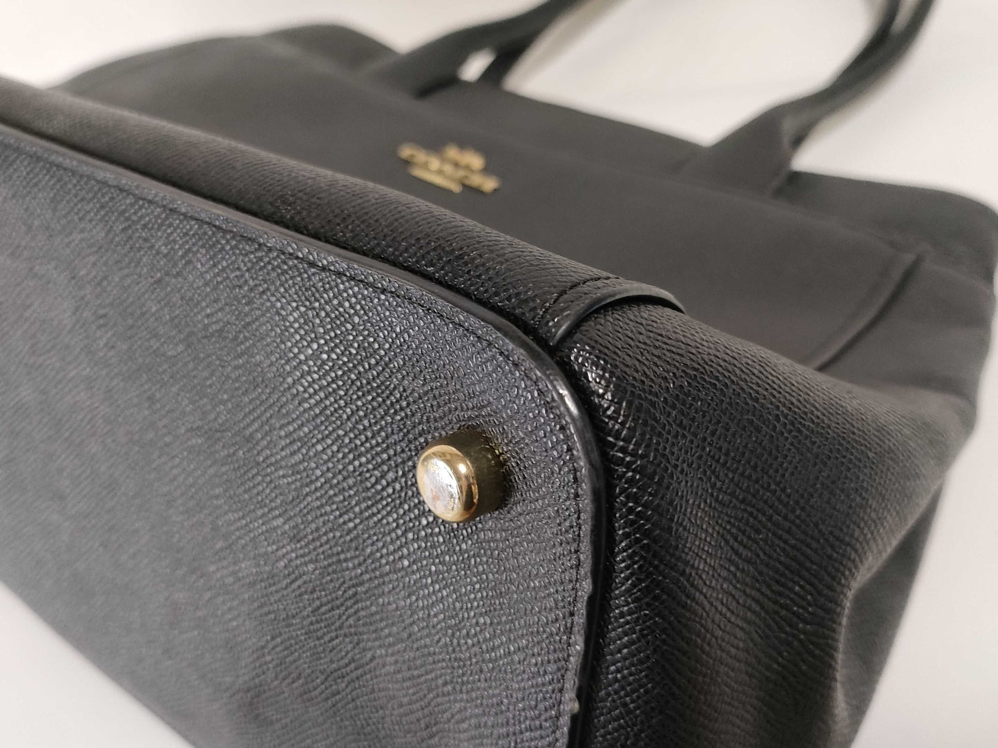 COACH Casey 2-way Tote Bag Black Tote Bag