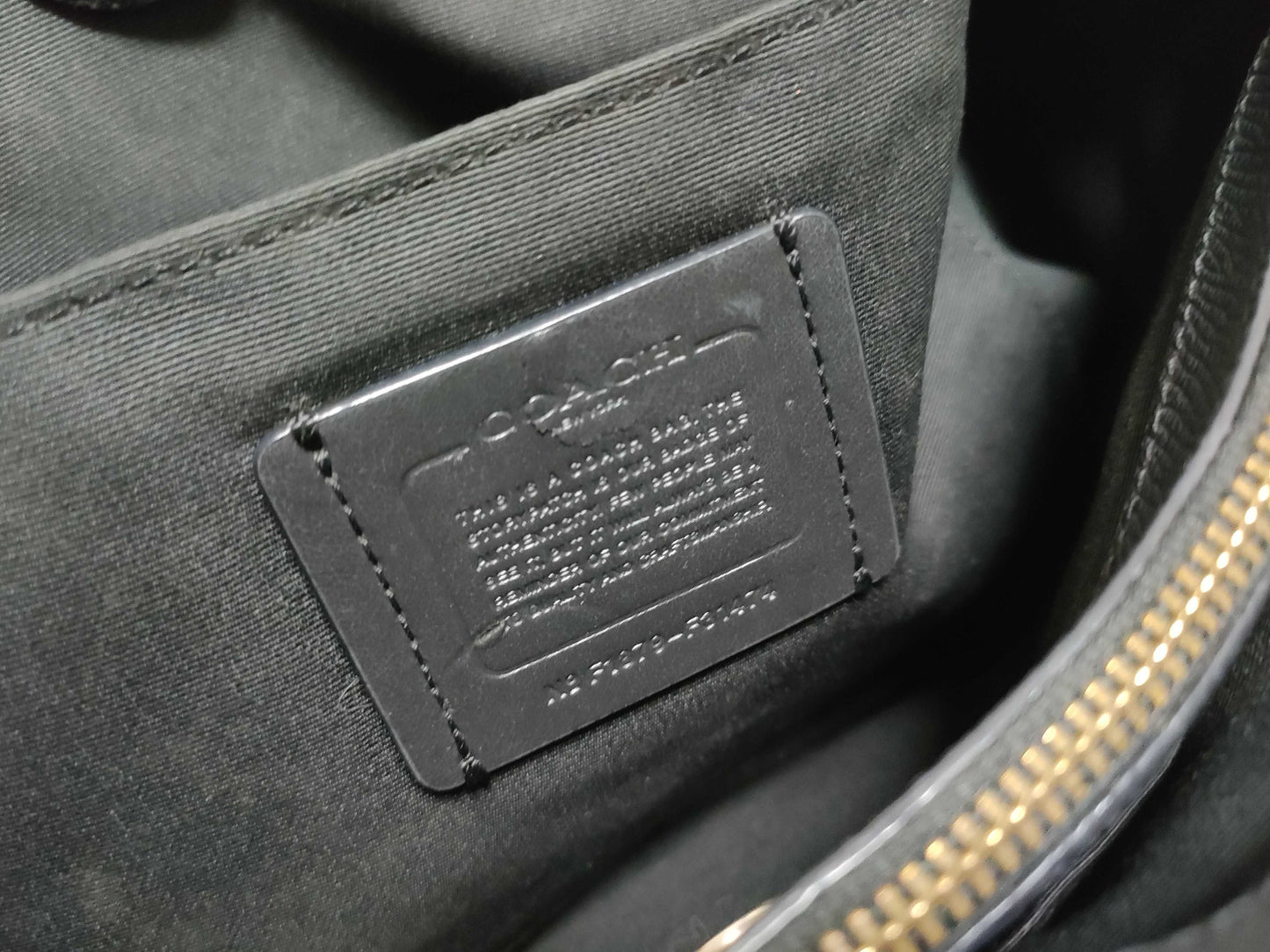 COACH Casey 2-way Tote Bag Black Tote Bag