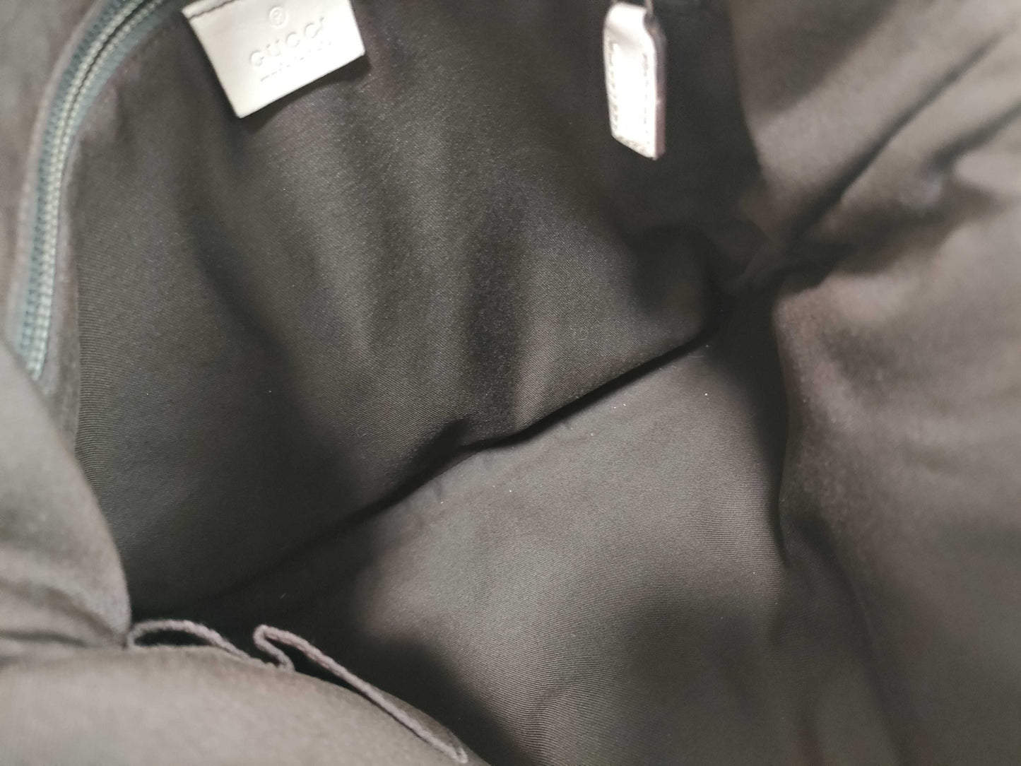 GUCCI GG Canvas Leather Shoulder Bag