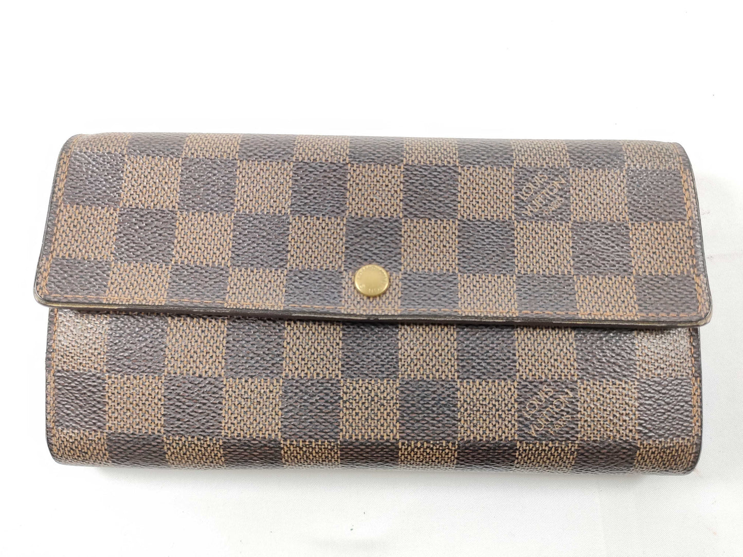LOUIS VUITTON CA 0035 RFID Unverified Monogram LV Damae Sara N61734/CA0035 Wallet