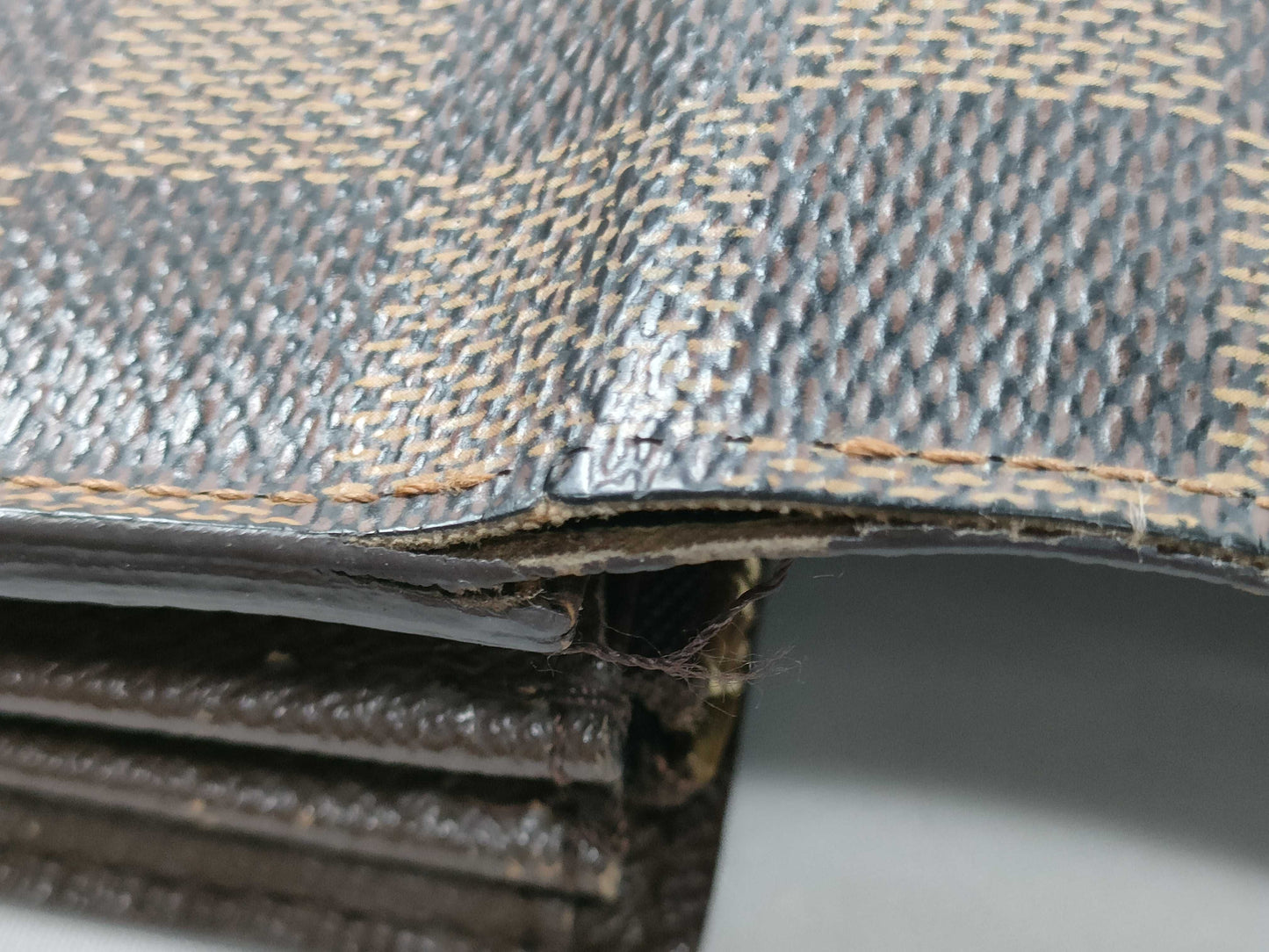 LOUIS VUITTON CA 0035 RFID Unverified Monogram LV Damae Sara N61734/CA0035 Wallet