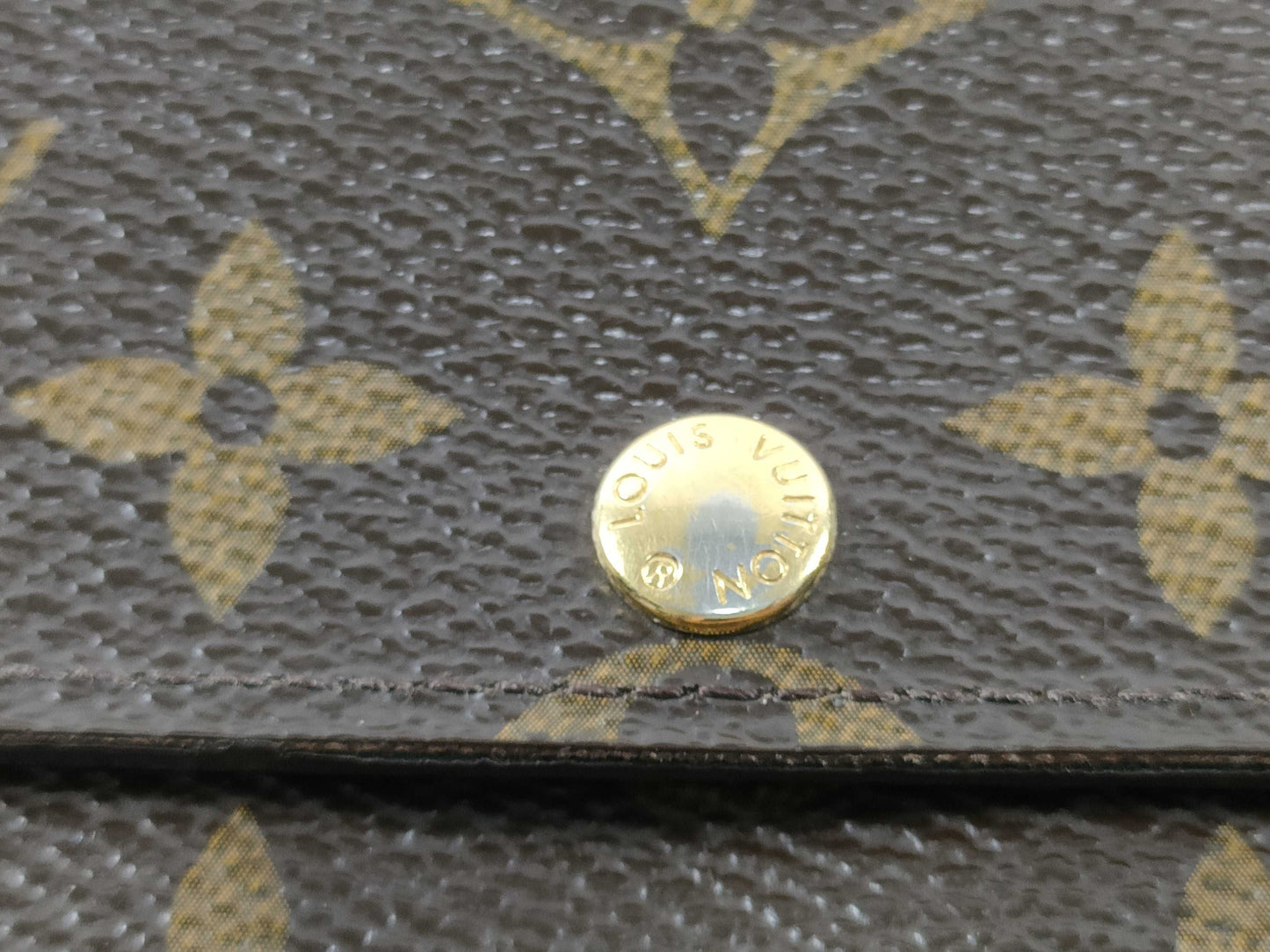 LOUIS VUITTON CA 0112 RFID Unverified Monogram Louis Vuitton Long Wallet