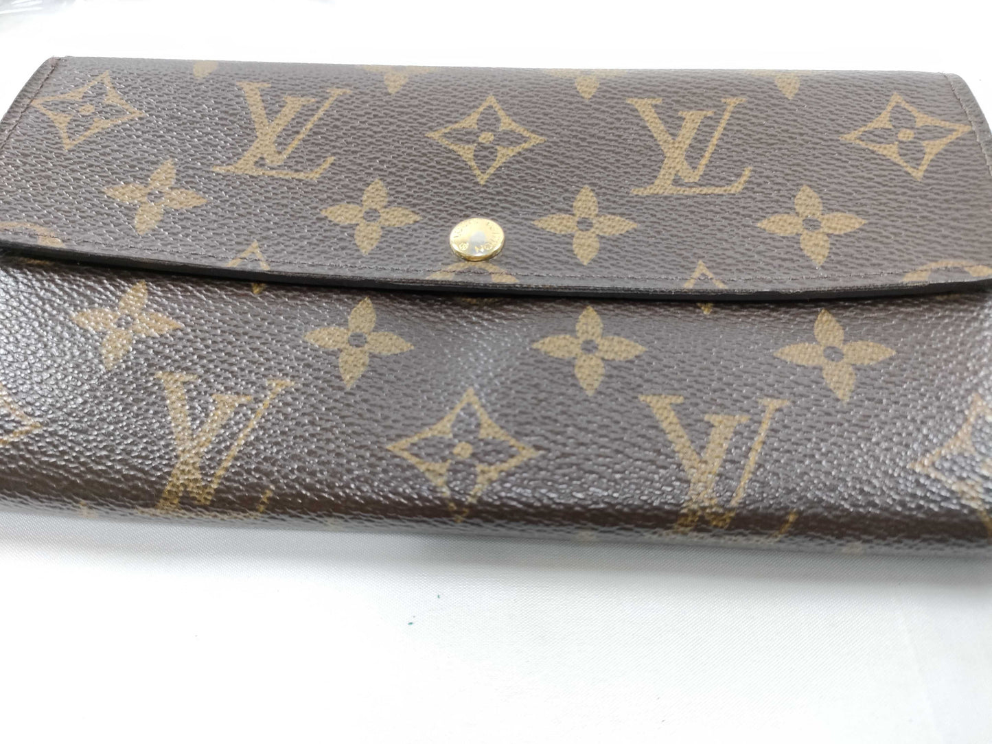 LOUIS VUITTON CA 0112 RFID Unverified Monogram Louis Vuitton Long Wallet