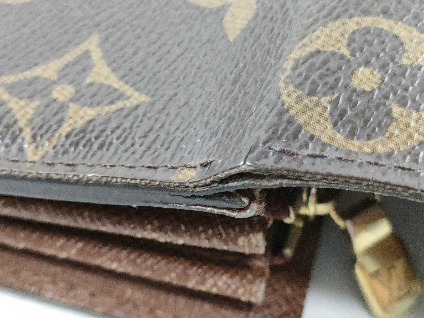 LOUIS VUITTON CA 0112 RFID Unverified Monogram Louis Vuitton Long Wallet