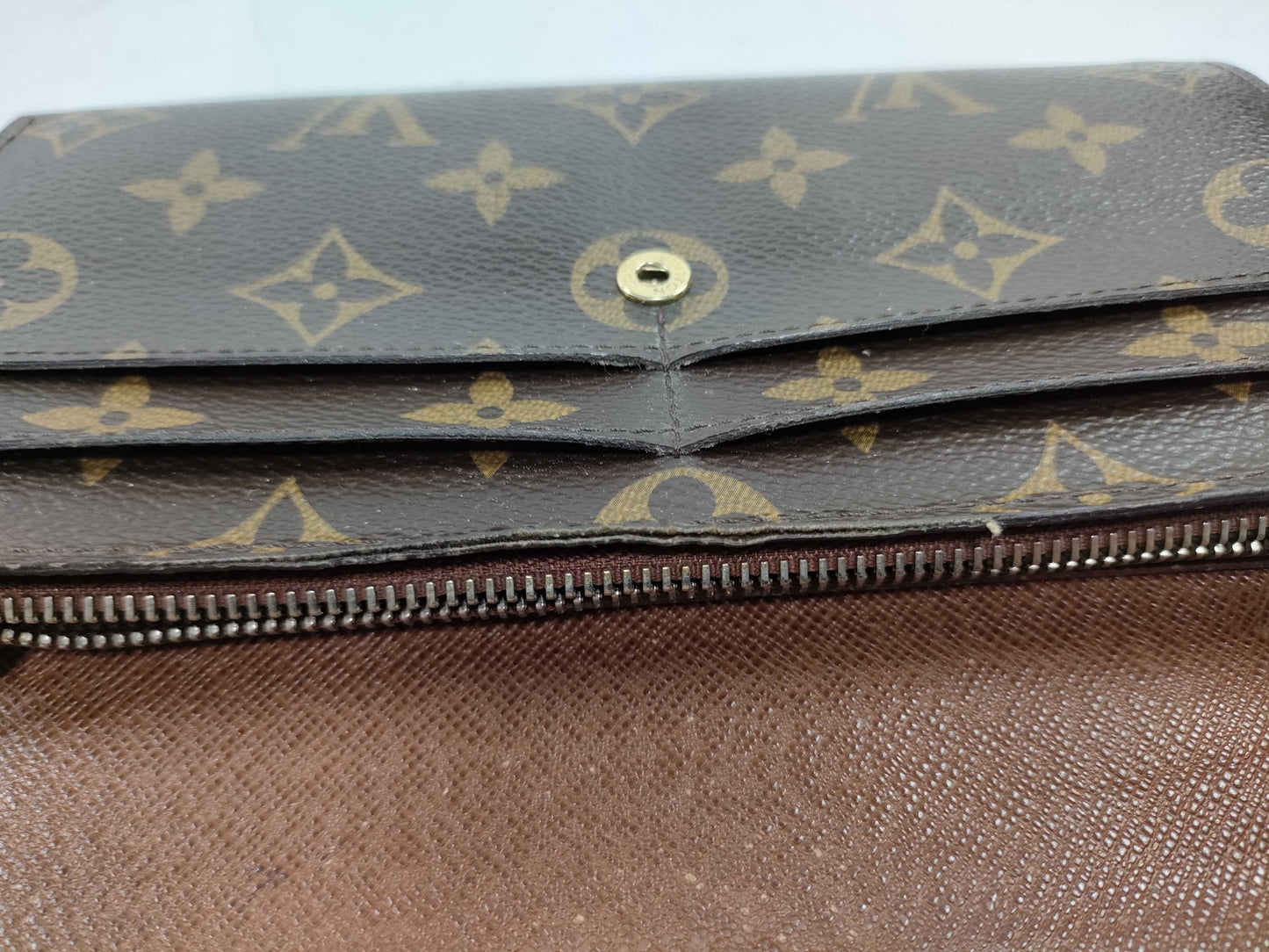LOUIS VUITTON CA 0112 RFID Unverified Monogram Louis Vuitton Long Wallet