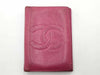 CHANEL Business Card Case Pink Card Case, Pass Case, Business Card Case