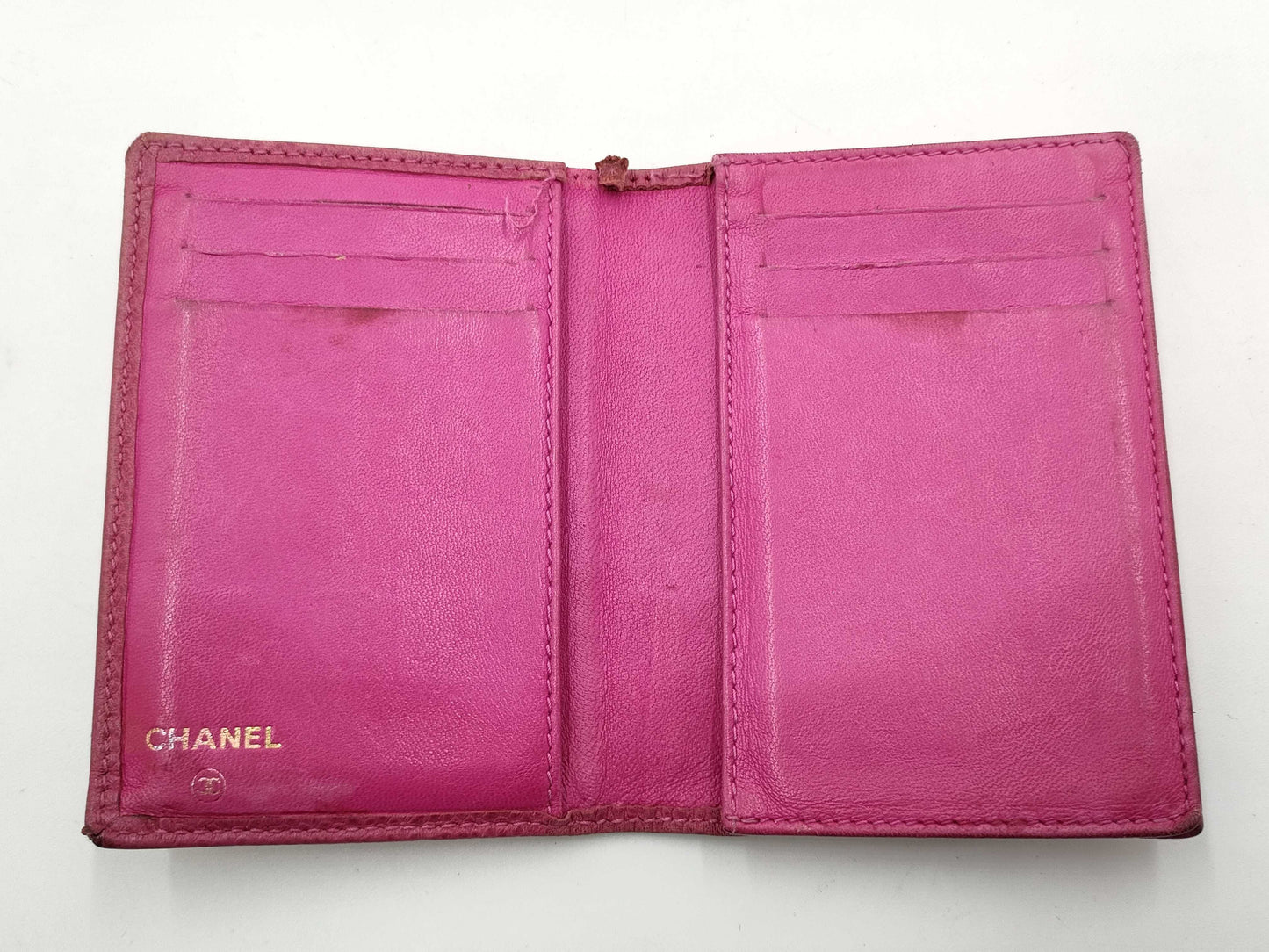 CHANEL Business Card Case Pink Card Case, Pass Case, Business Card Case