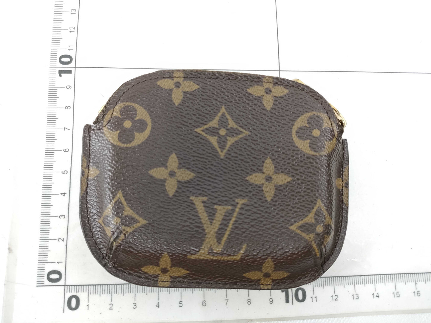 LOUIS VUITTON CA 0096 RFID Unverified Monogram LV Monogram Coin Case