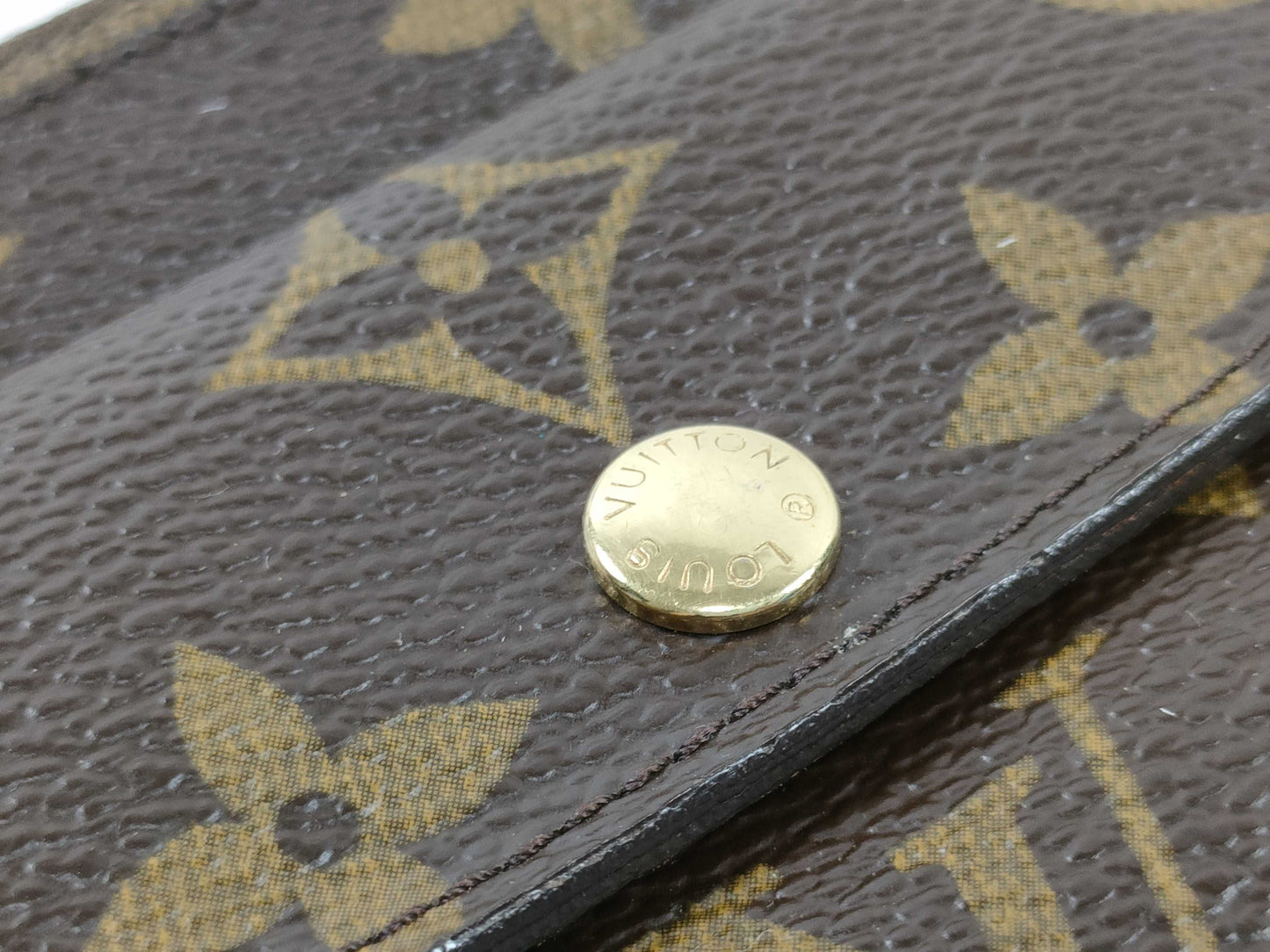 LOUIS VUITTON CA 0096 RFID Unverified Monogram LV Monogram Coin Case