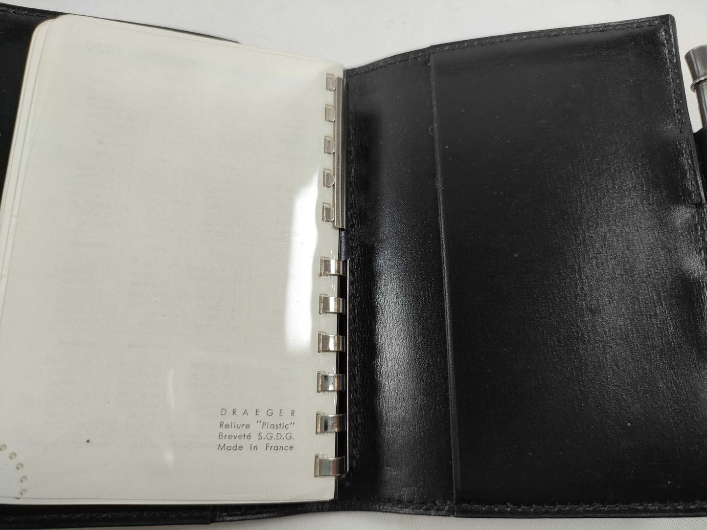 HERMES engraved ◯ H Hermes notebook notebook cover