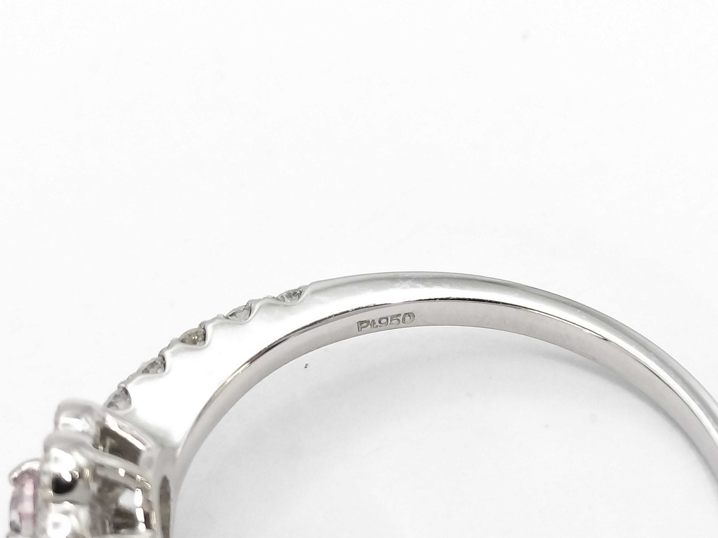 PD0.111ct D0.35ct PT950 3.2g Ring