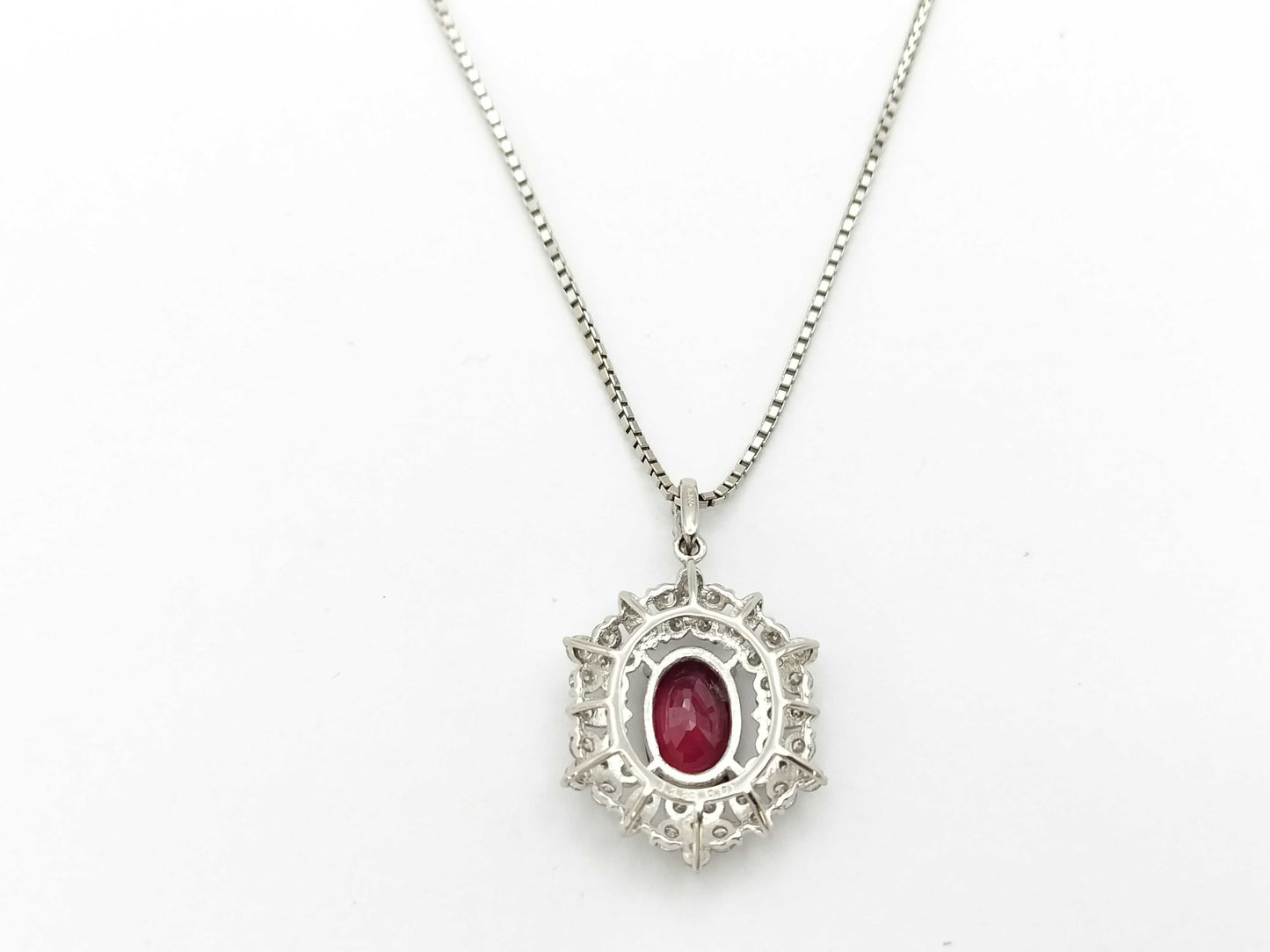 R1.42ct D0.91ct PT950/850 7.3g Necklace
