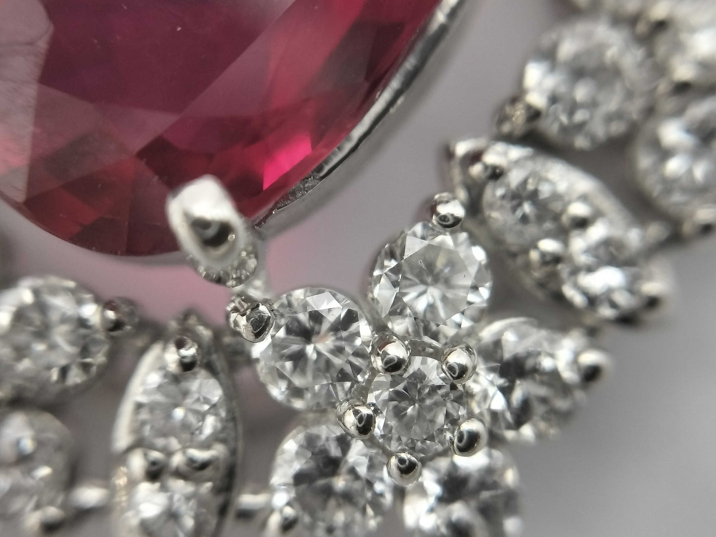 R1.42ct D0.91ct PT950/850 7.3g Necklace
