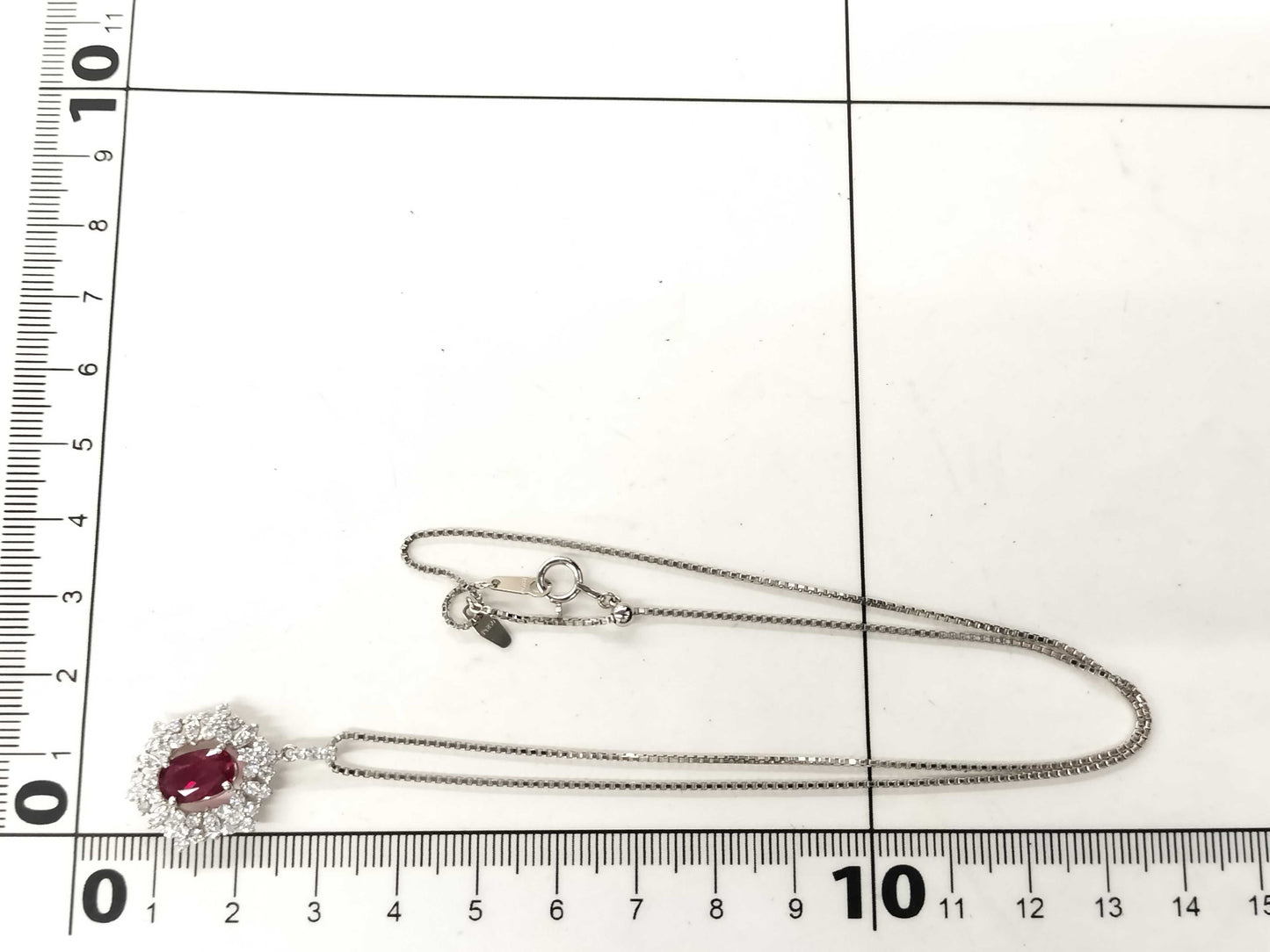 R1.42ct D0.91ct PT950/850 7.3g Necklace