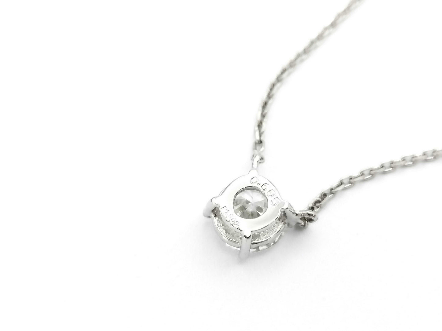 D0.605ct PT900/850 2.4g Necklace