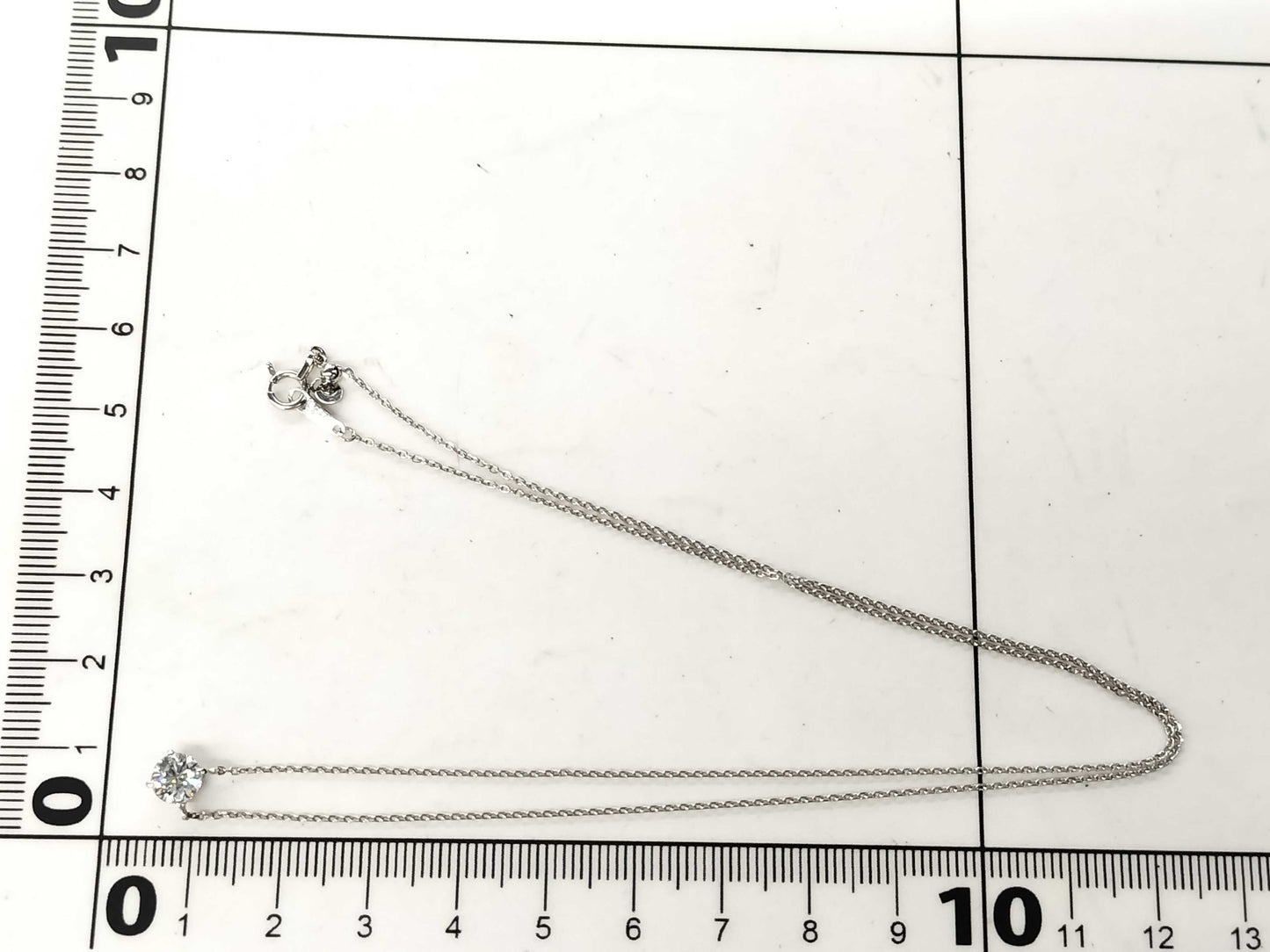 D0.605ct PT900/850 2.4g Necklace