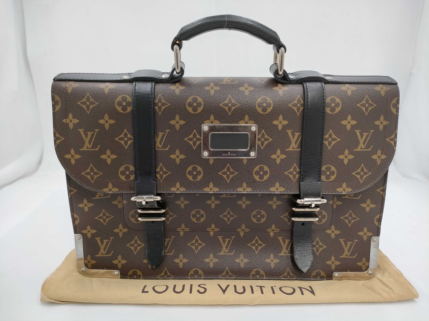 CHANEL Louis Vuitton Monogram Macassar Rally M92292 Business Bag