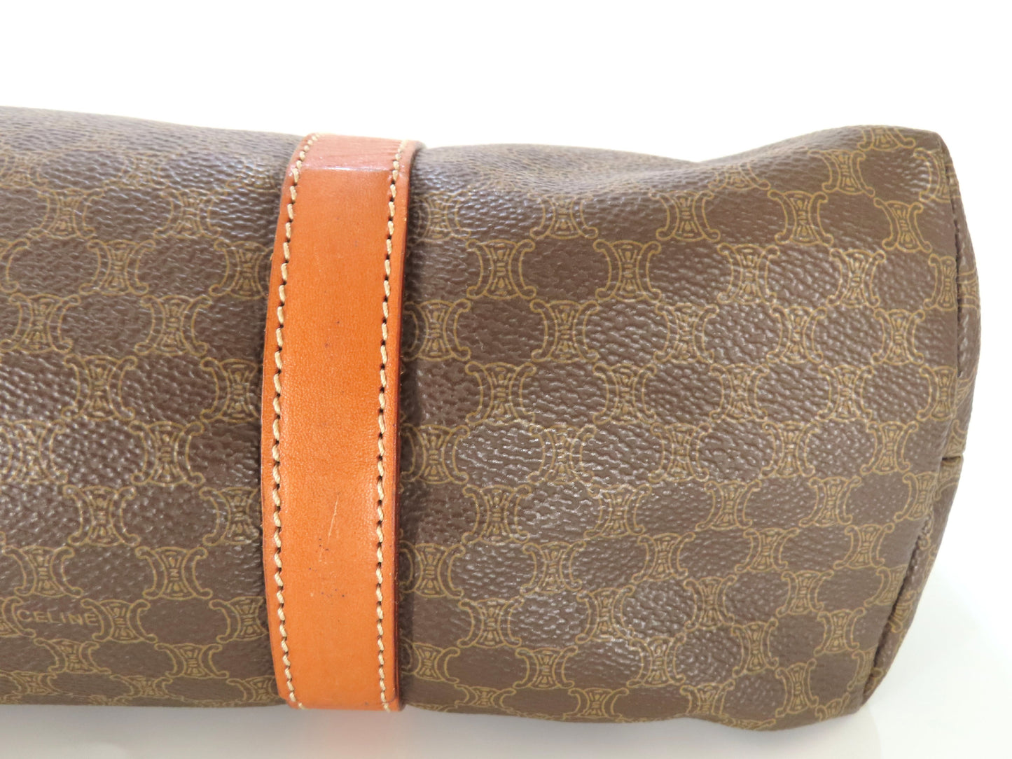 CELINE Macadam Tote Bag Brown Bag