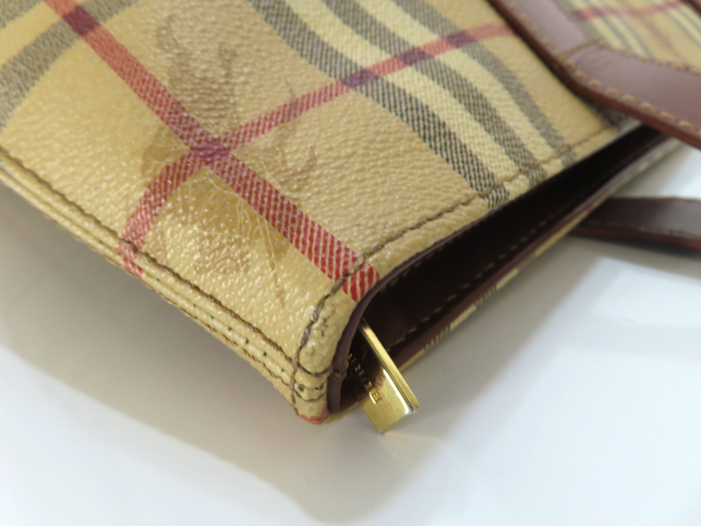 BURBERRY Nova Check Tote Bag Handbag