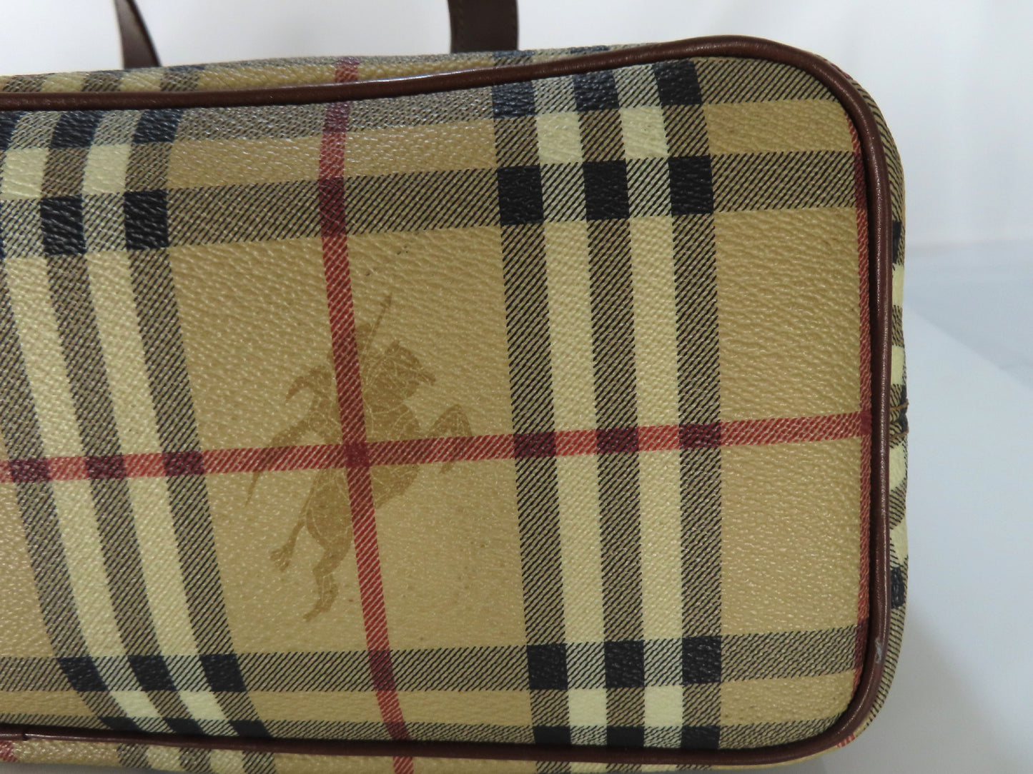 BURBERRY Nova Check Tote Bag Handbag