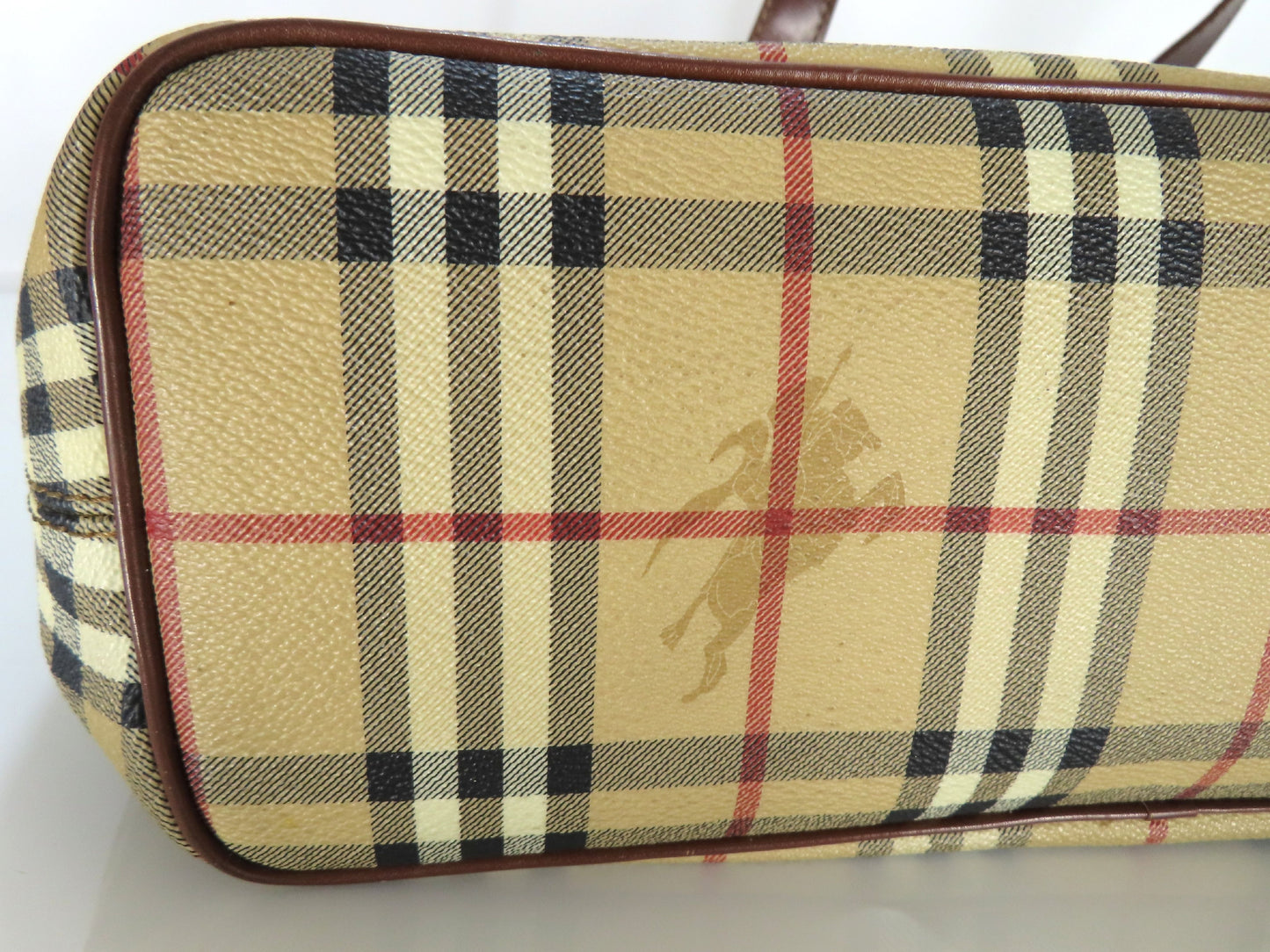 BURBERRY Nova Check Tote Bag Handbag