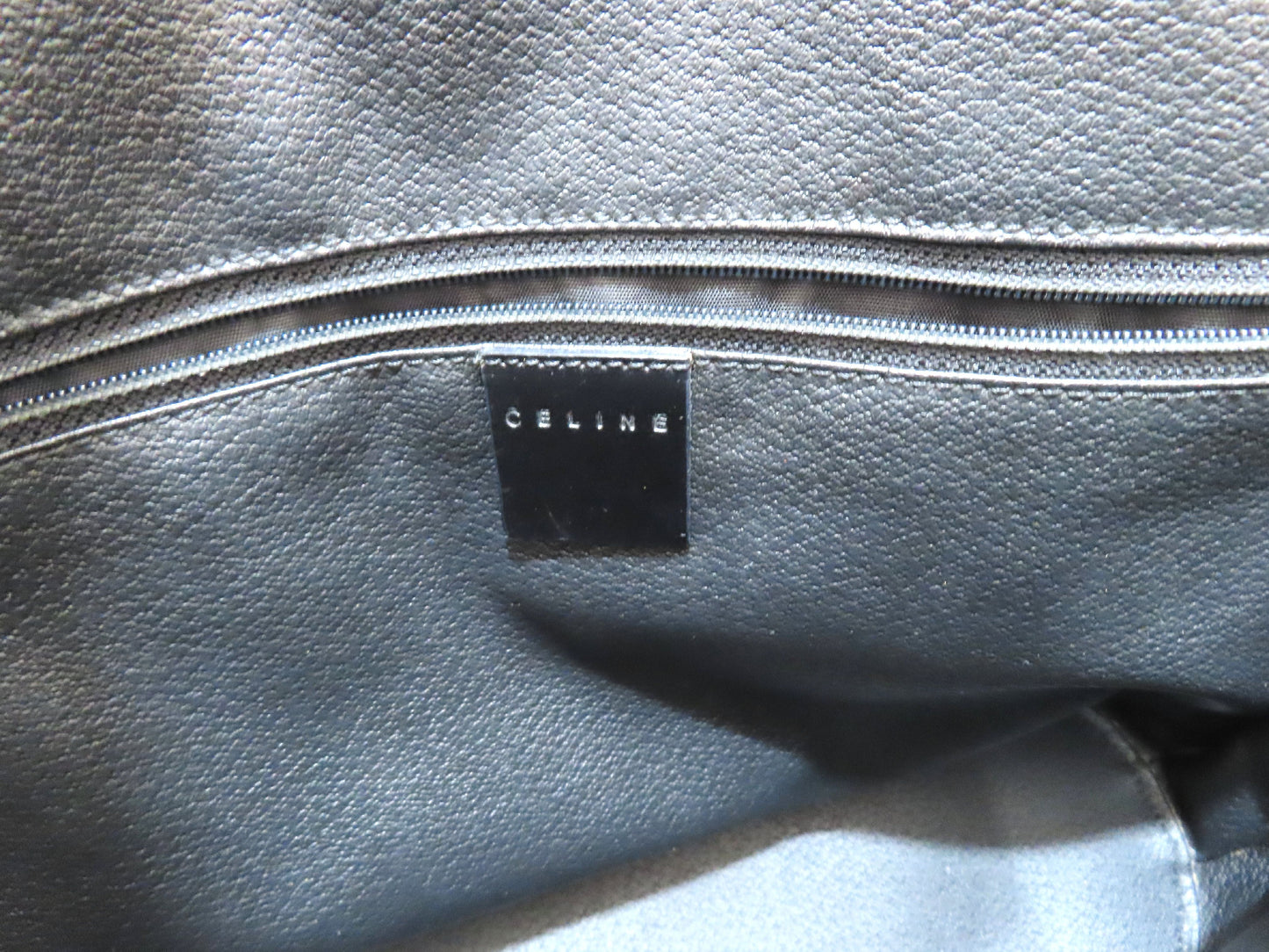 CELINE PVC Macadam Tote Bag in Black