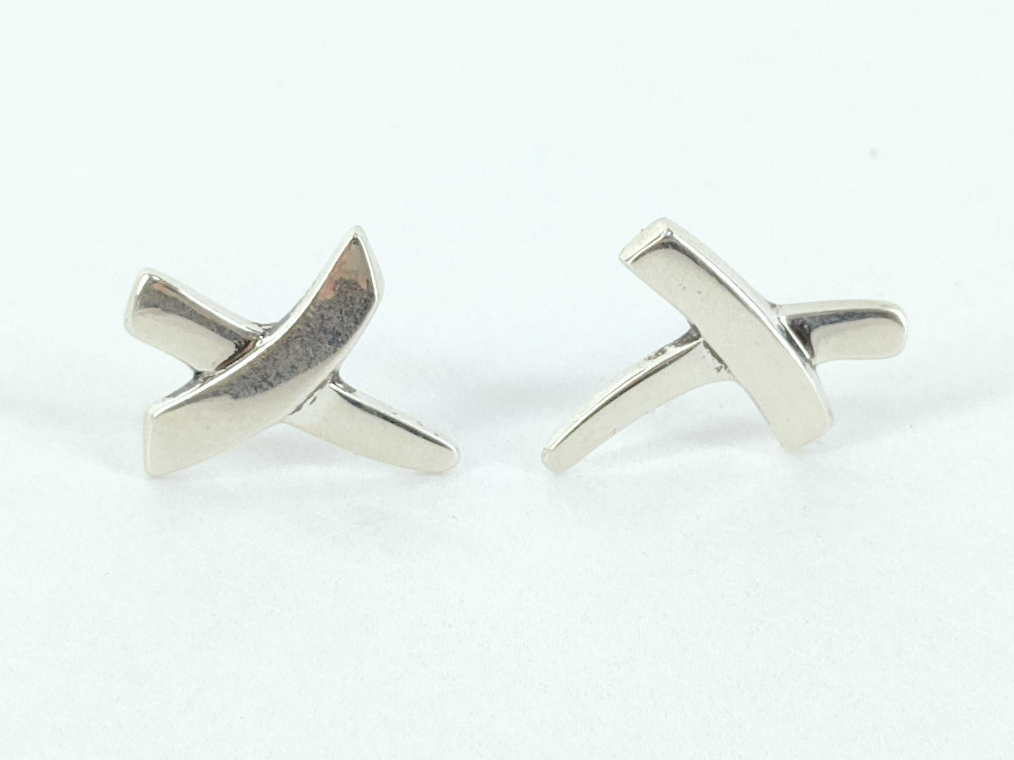 Tiffany & Co. Tiffany Paloma Picasso Graffiti X Earrings SV925 Silver Earrings