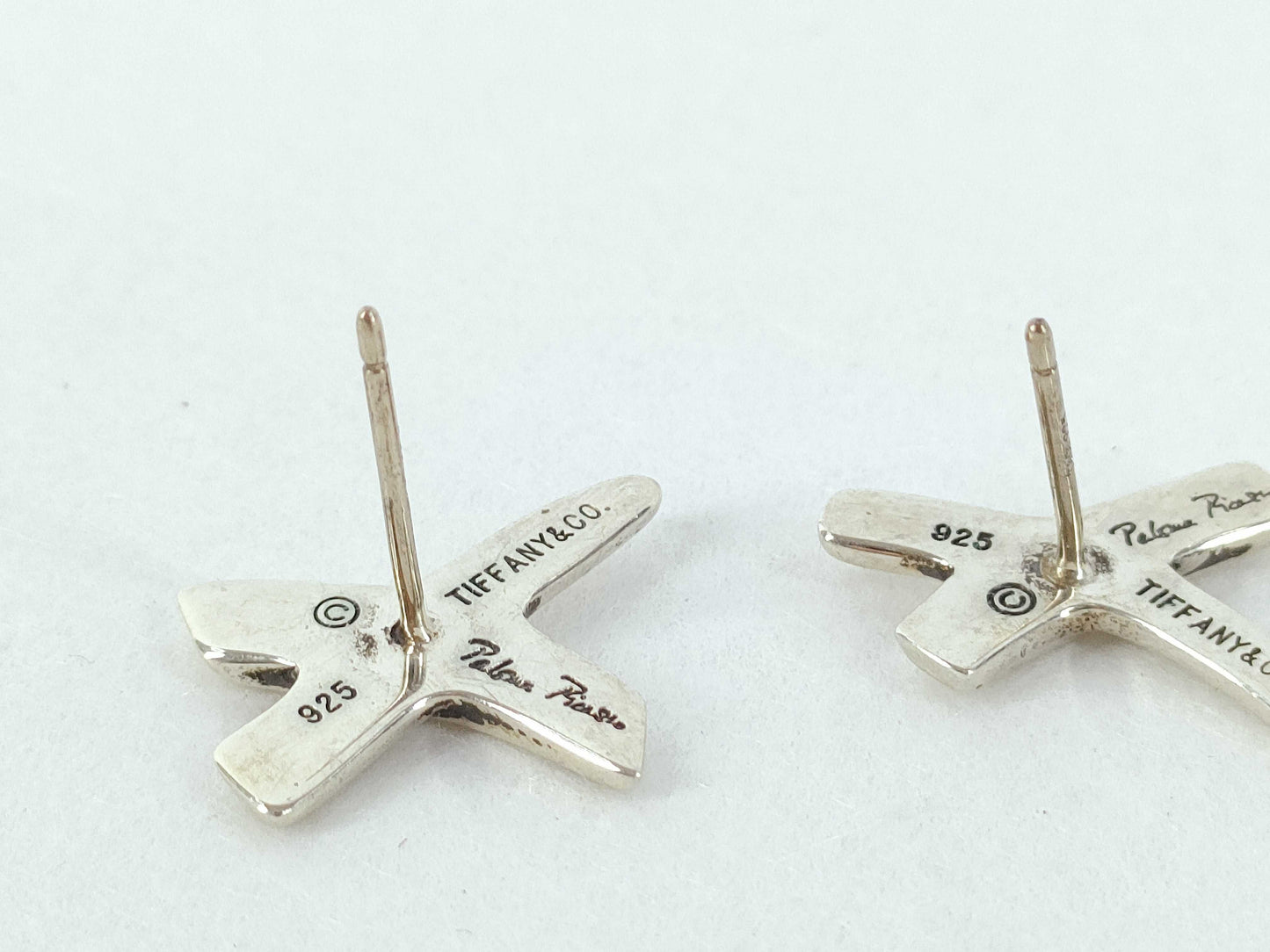 Tiffany & Co. Tiffany Paloma Picasso Graffiti X Earrings SV925 Silver Earrings