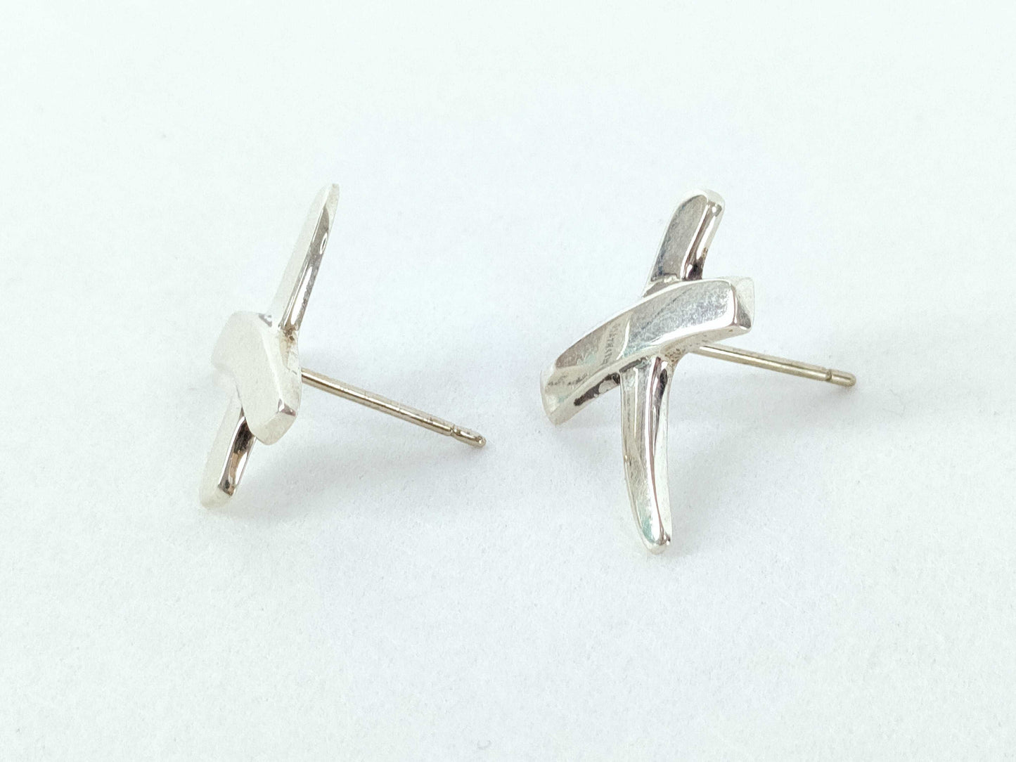 Tiffany & Co. Tiffany Paloma Picasso Graffiti X Earrings SV925 Silver Earrings