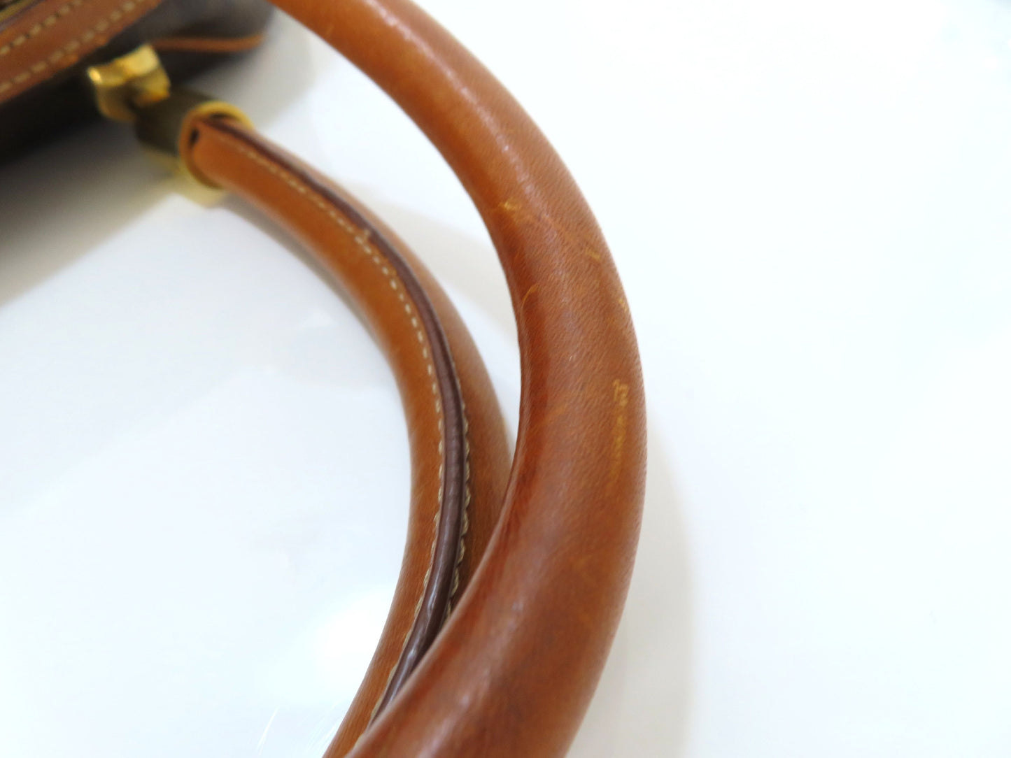 CELINE Macadam Handbag Brown