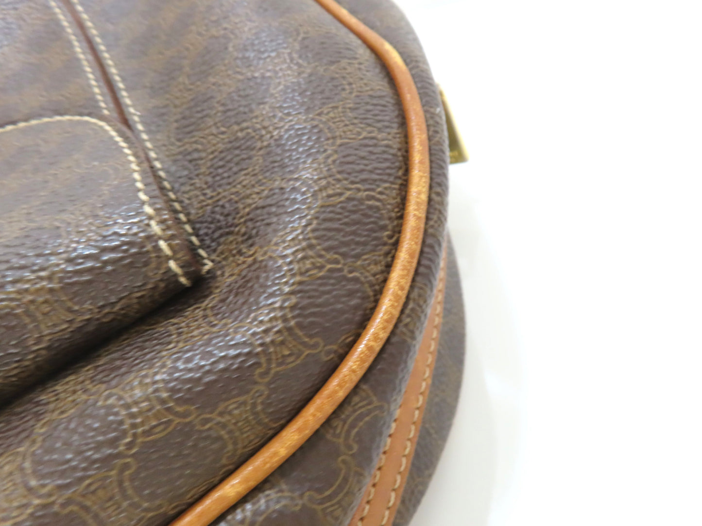 CELINE Macadam Handbag Brown