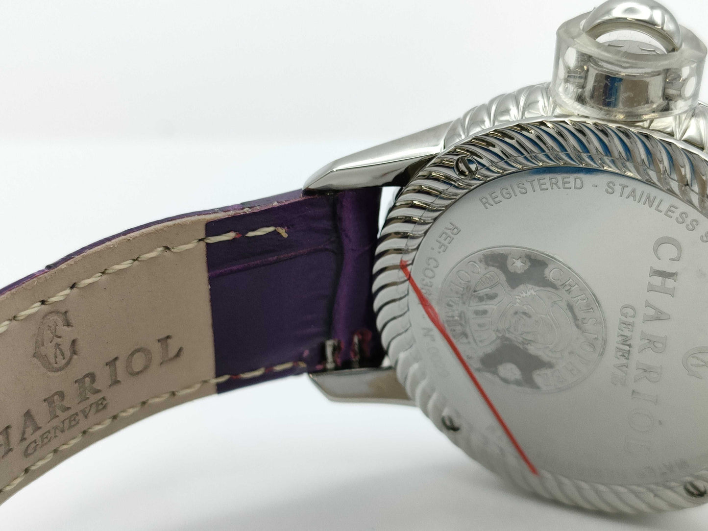 CHARRIOL CO36Q 0029 Quartz Purple Dial Men's Watch
